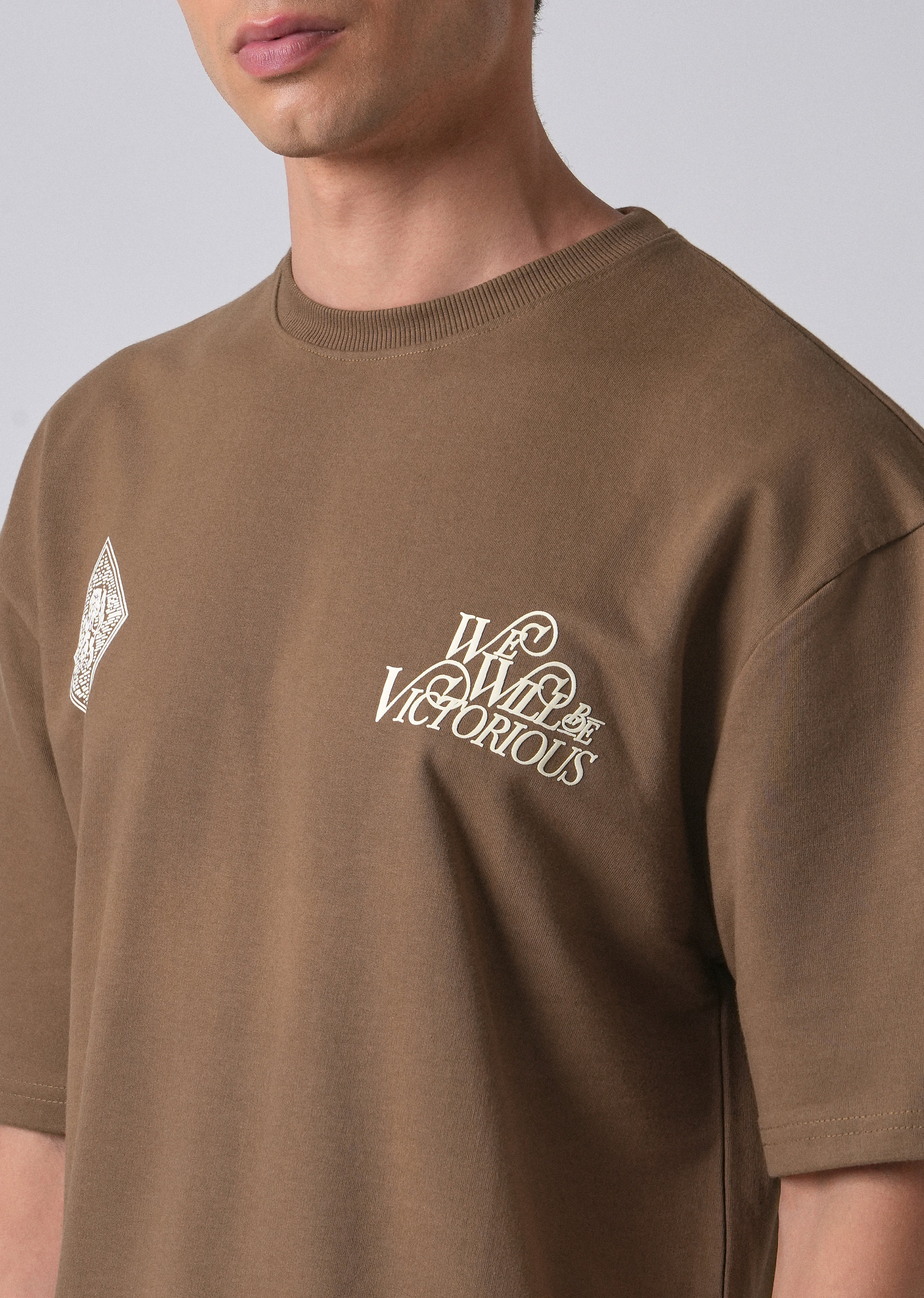 Brown Oversized T-shirt