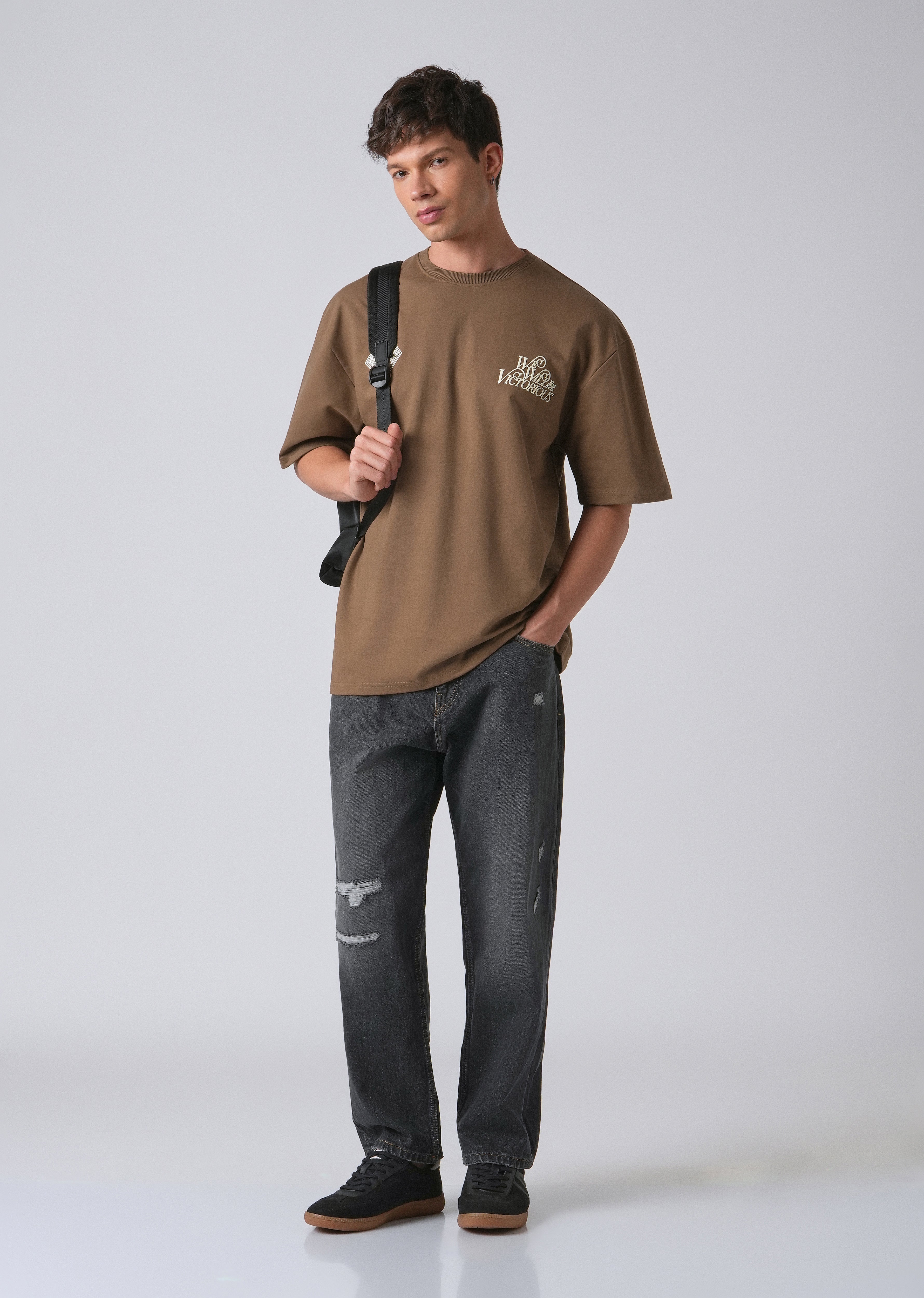 Brown Oversized T-shirt