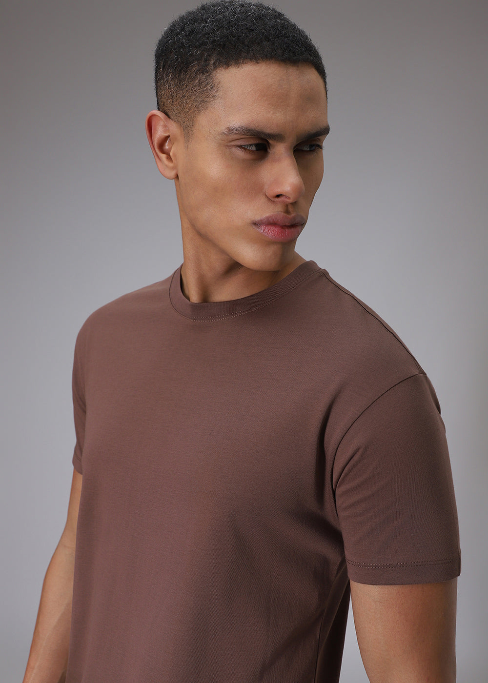 Brown Regular Fit T-shirt