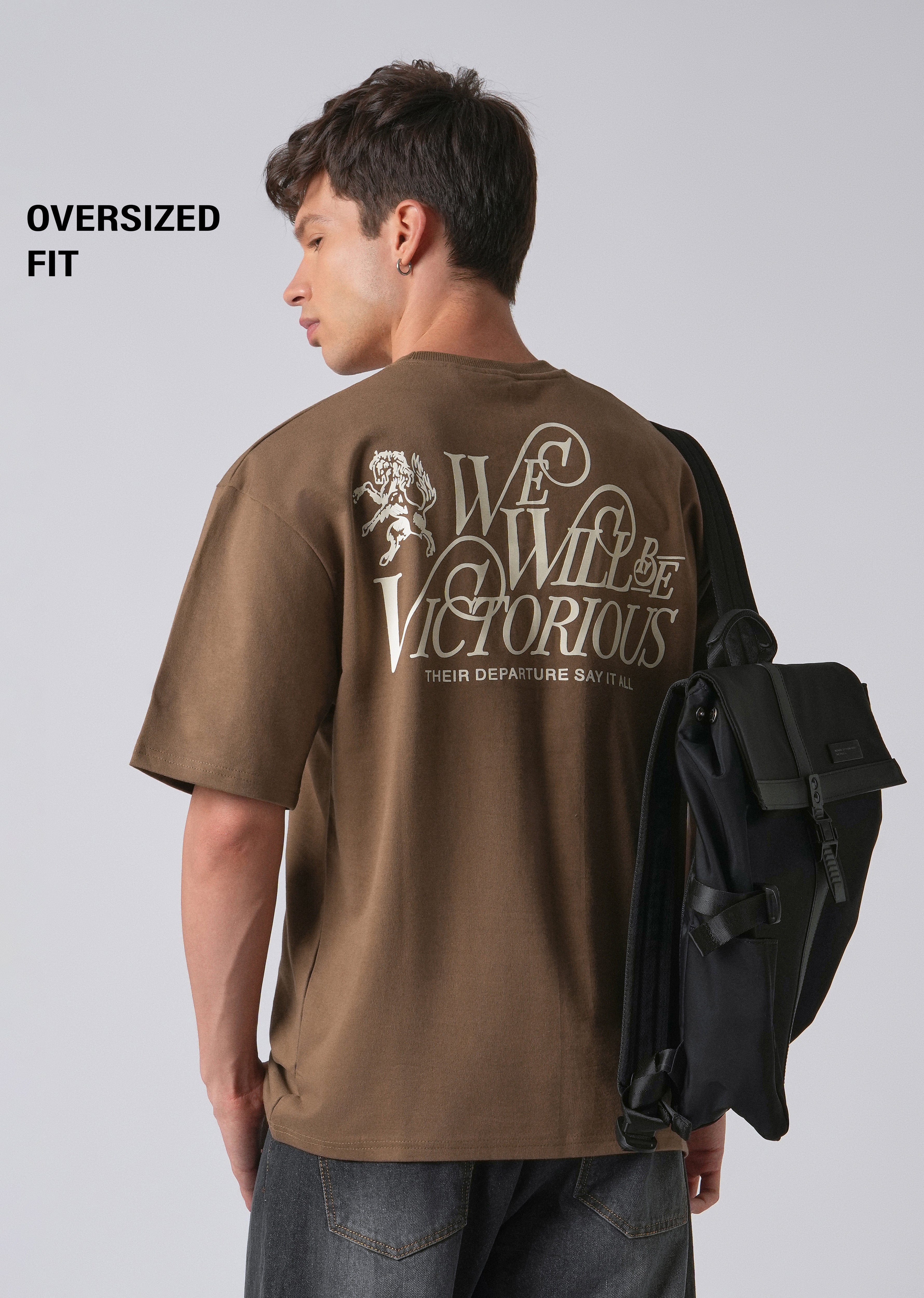 Brown Oversized T-shirt