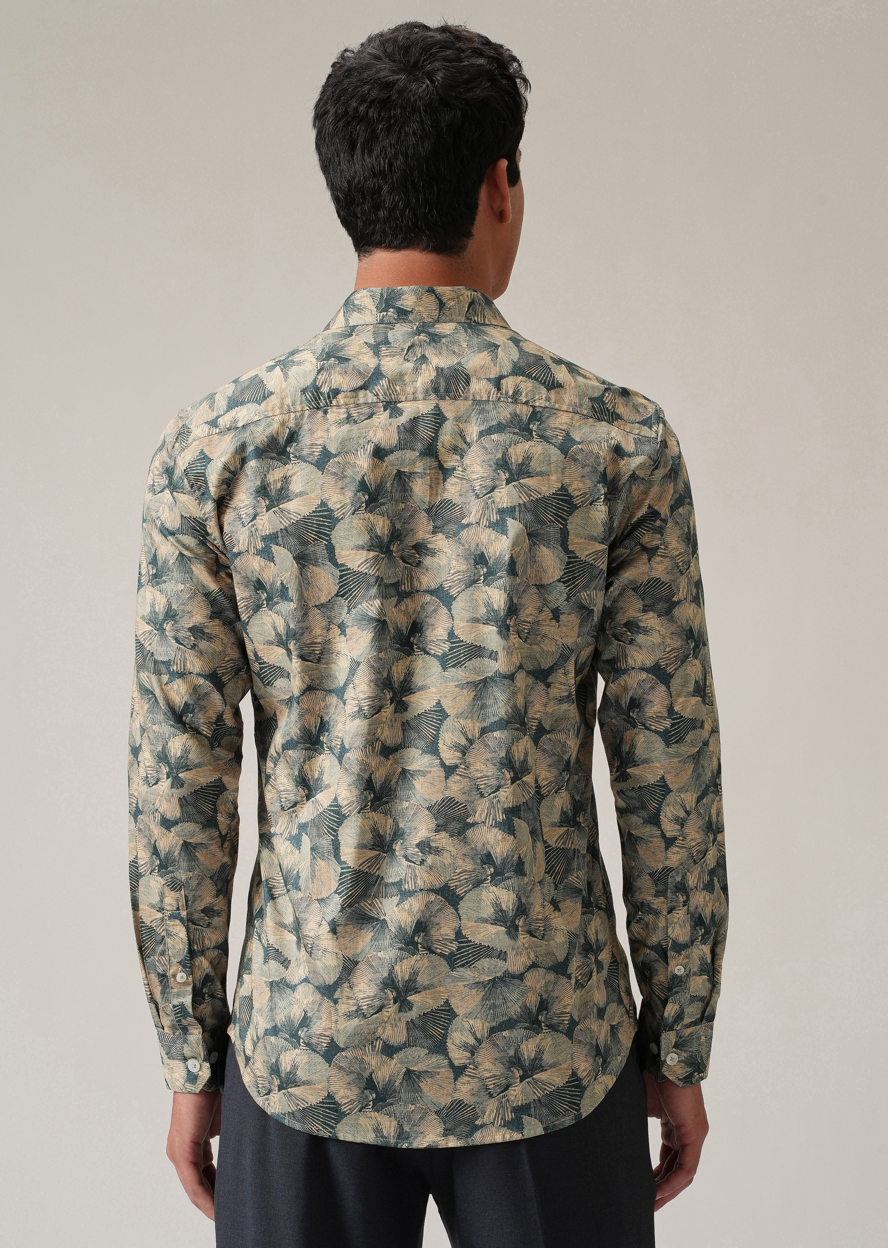 Brushstroke Circle Print Shirt