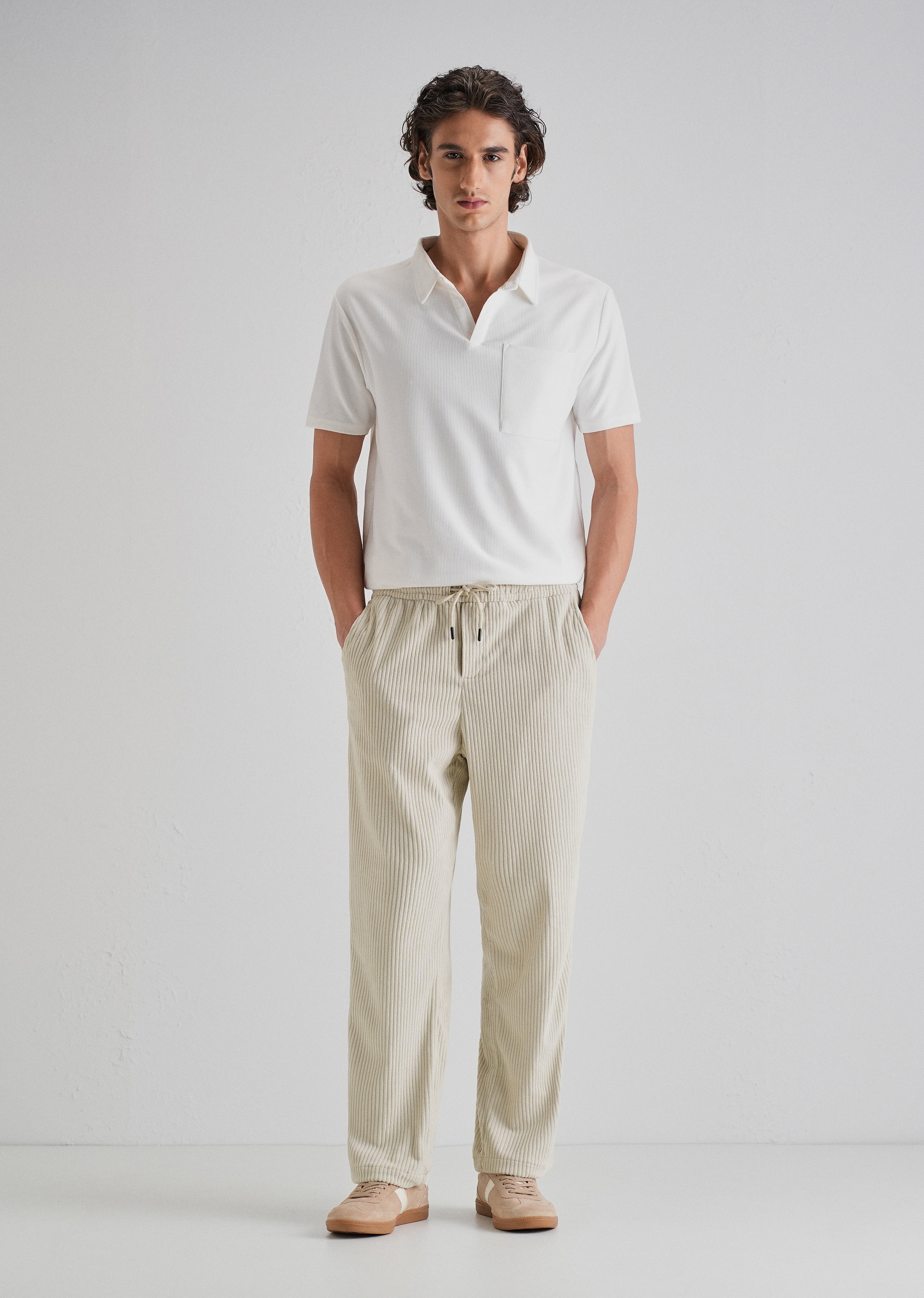 Cannoli Cream Corduroy Pant