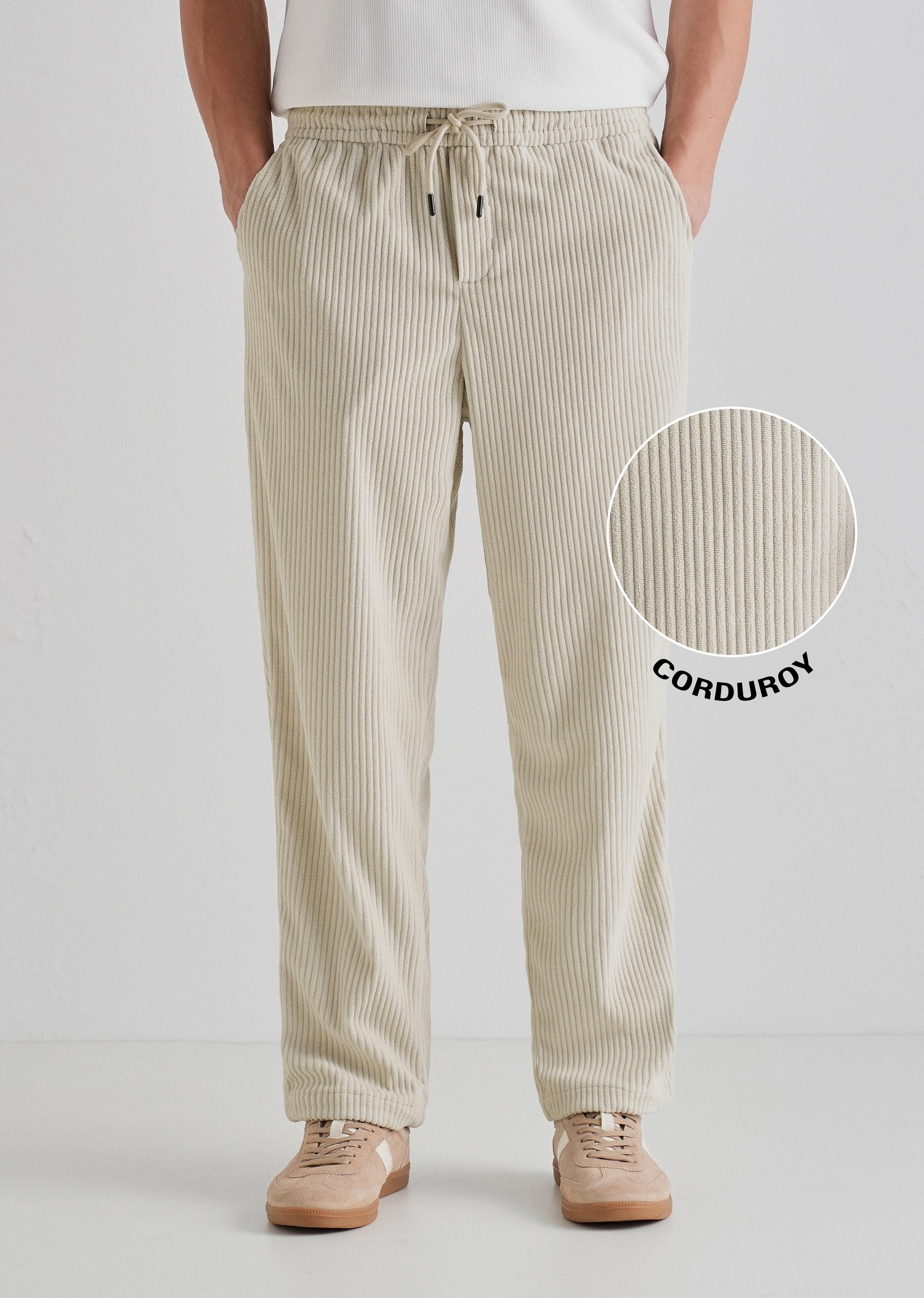 Cannoli Cream Corduroy Pant