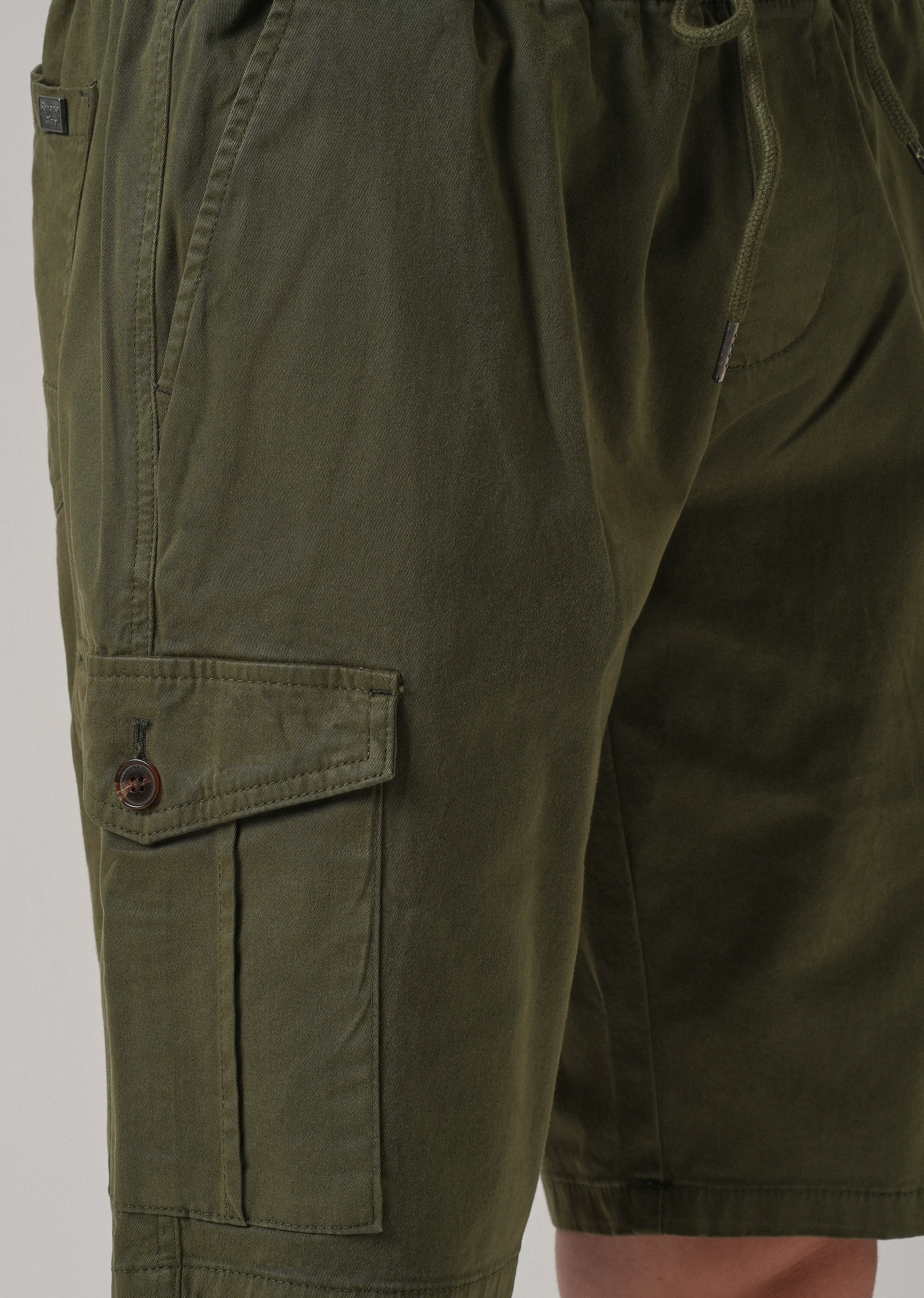 Castleton Green Cotton Cargo Shorts