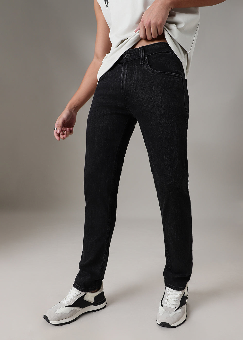 Caviar Black Slim Fit Denim