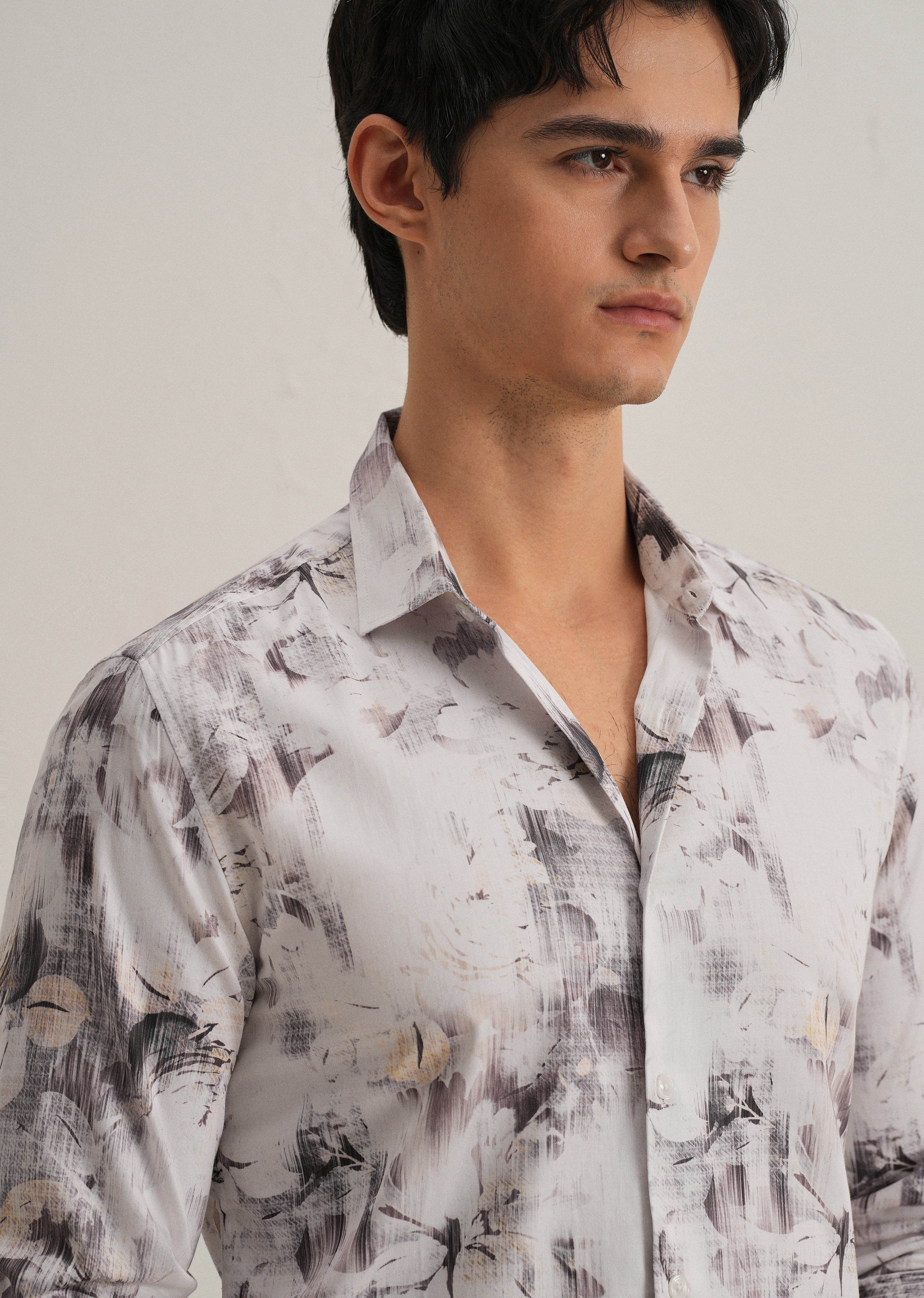 Chaos Flower Printed Shirt