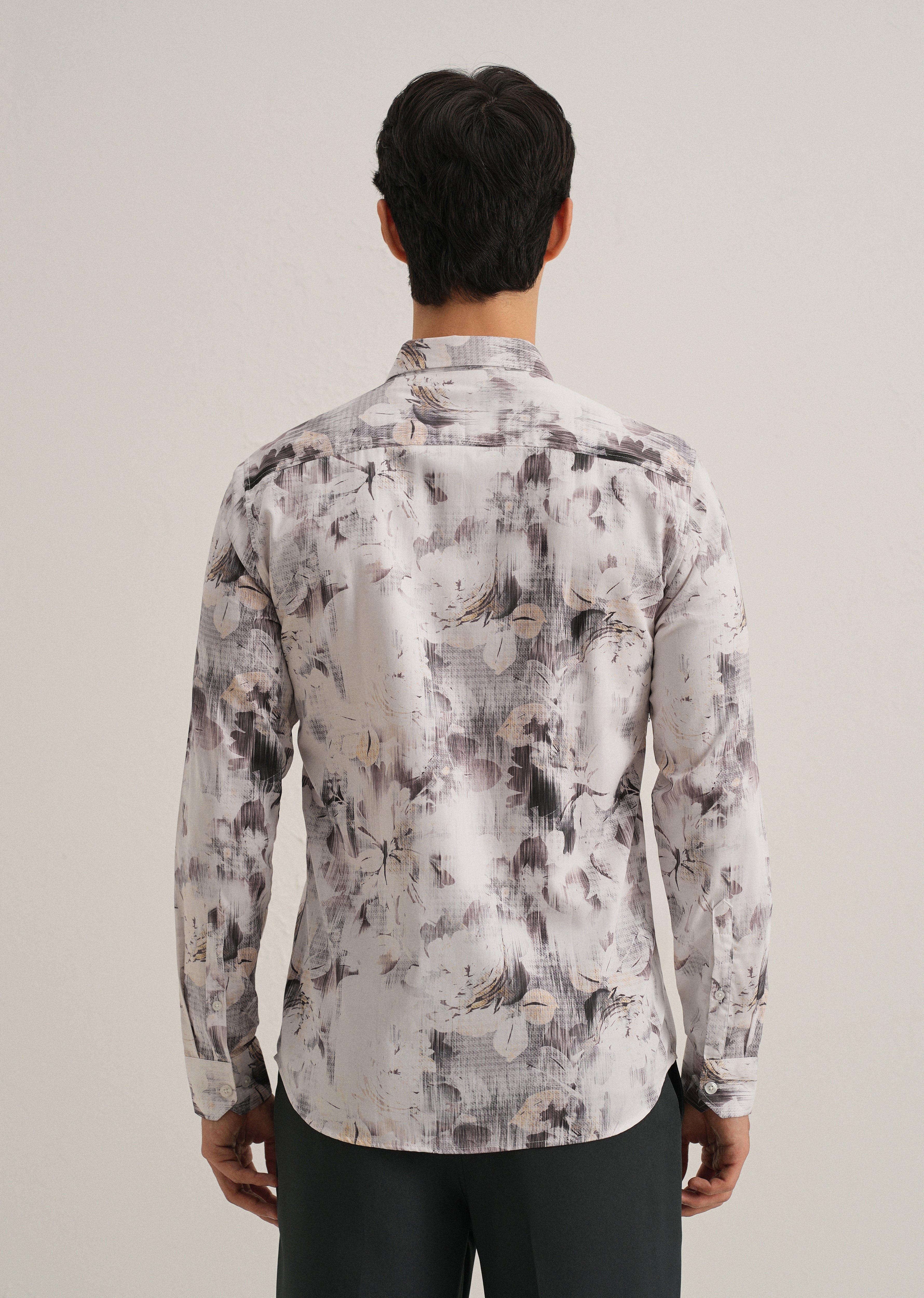 Chaos Flower Printed Shirt