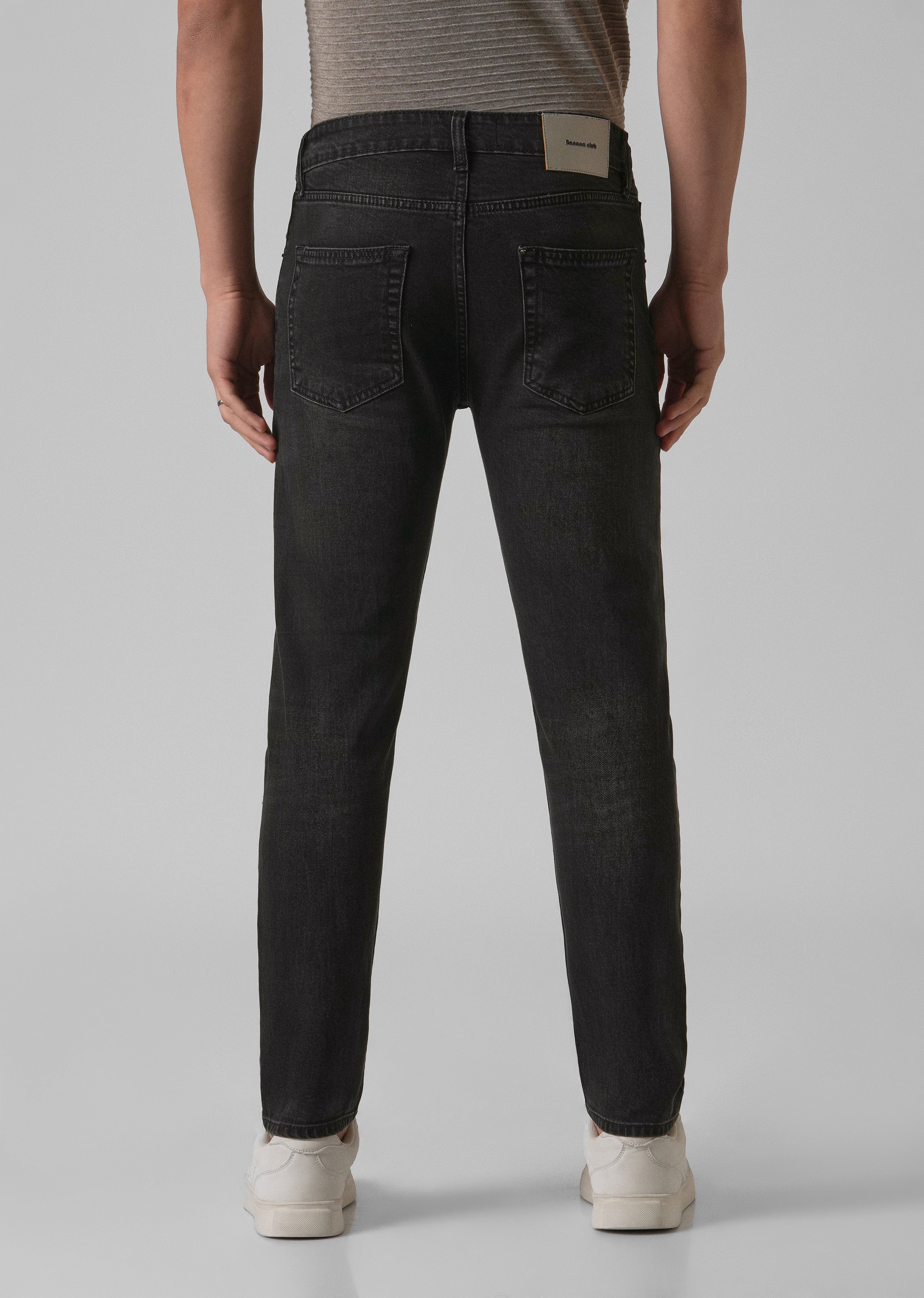 Black Charcoal Slim Fit Jeans