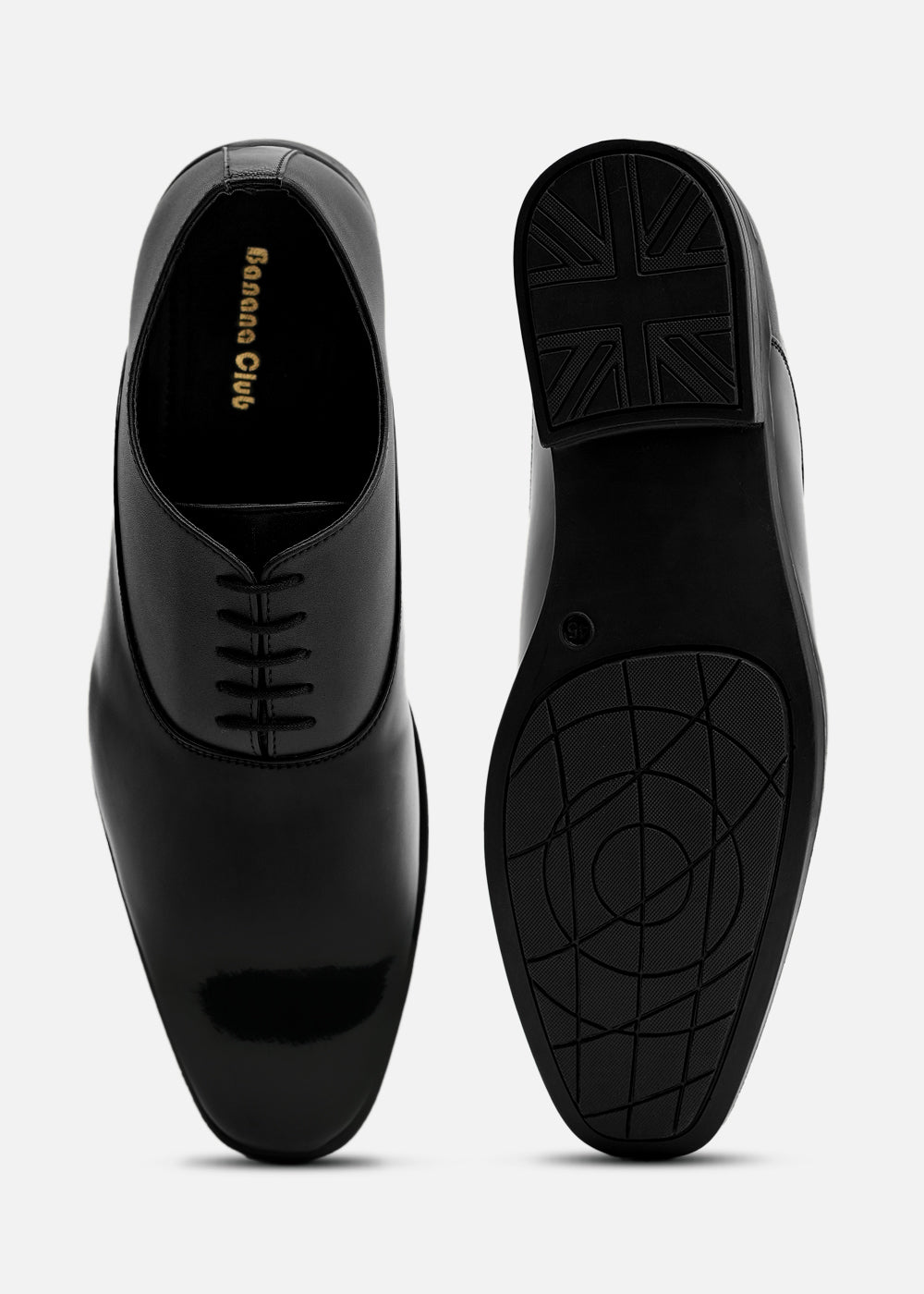 Classic Black Gloss Oxford Shoes