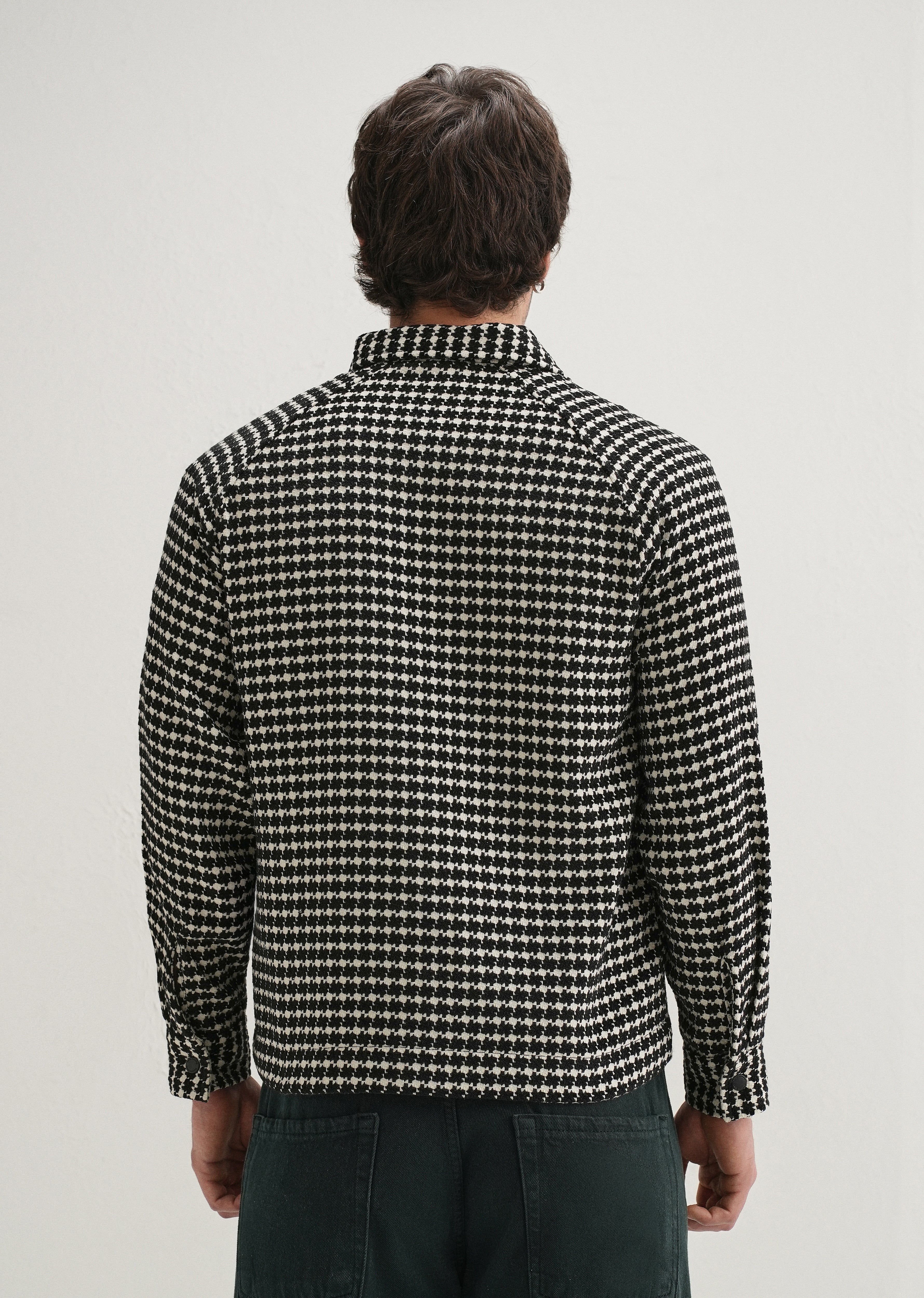 Classic Black Houndstooth Shacket