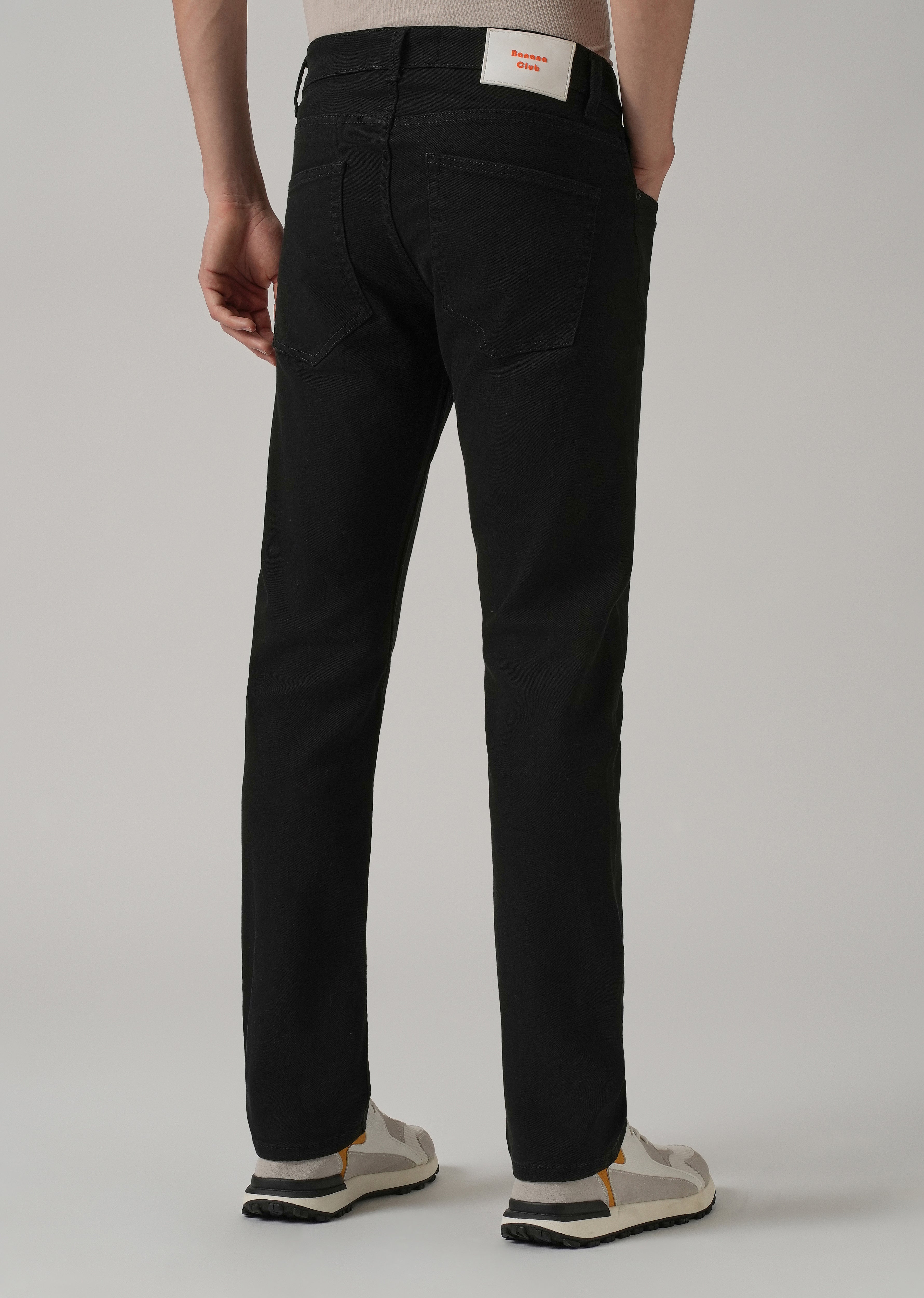 Classic Black Slim Fit Denim