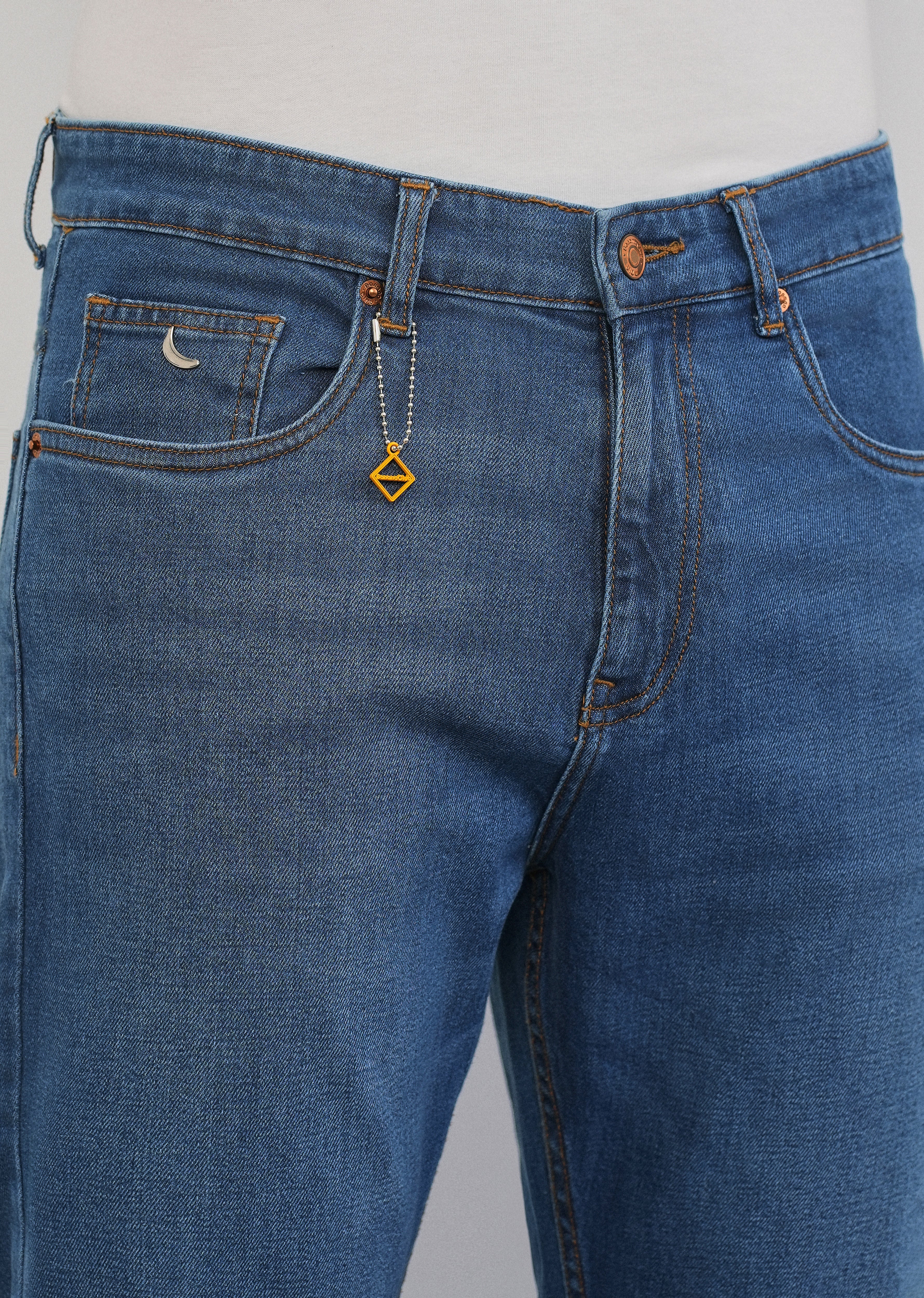 Classic Blue Straight Fit Jeans