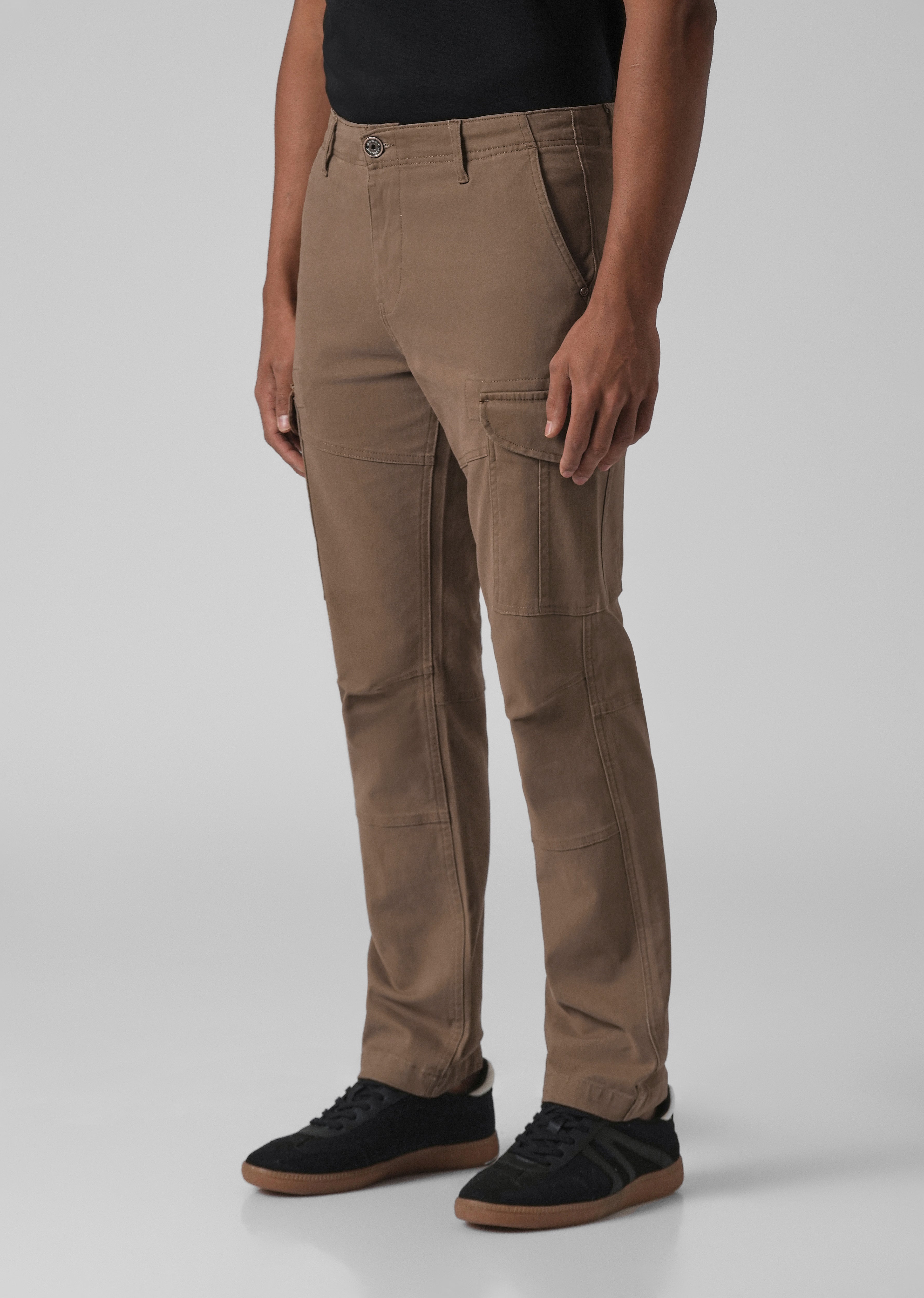 Classic Brown Regular Fit Cargo Pant