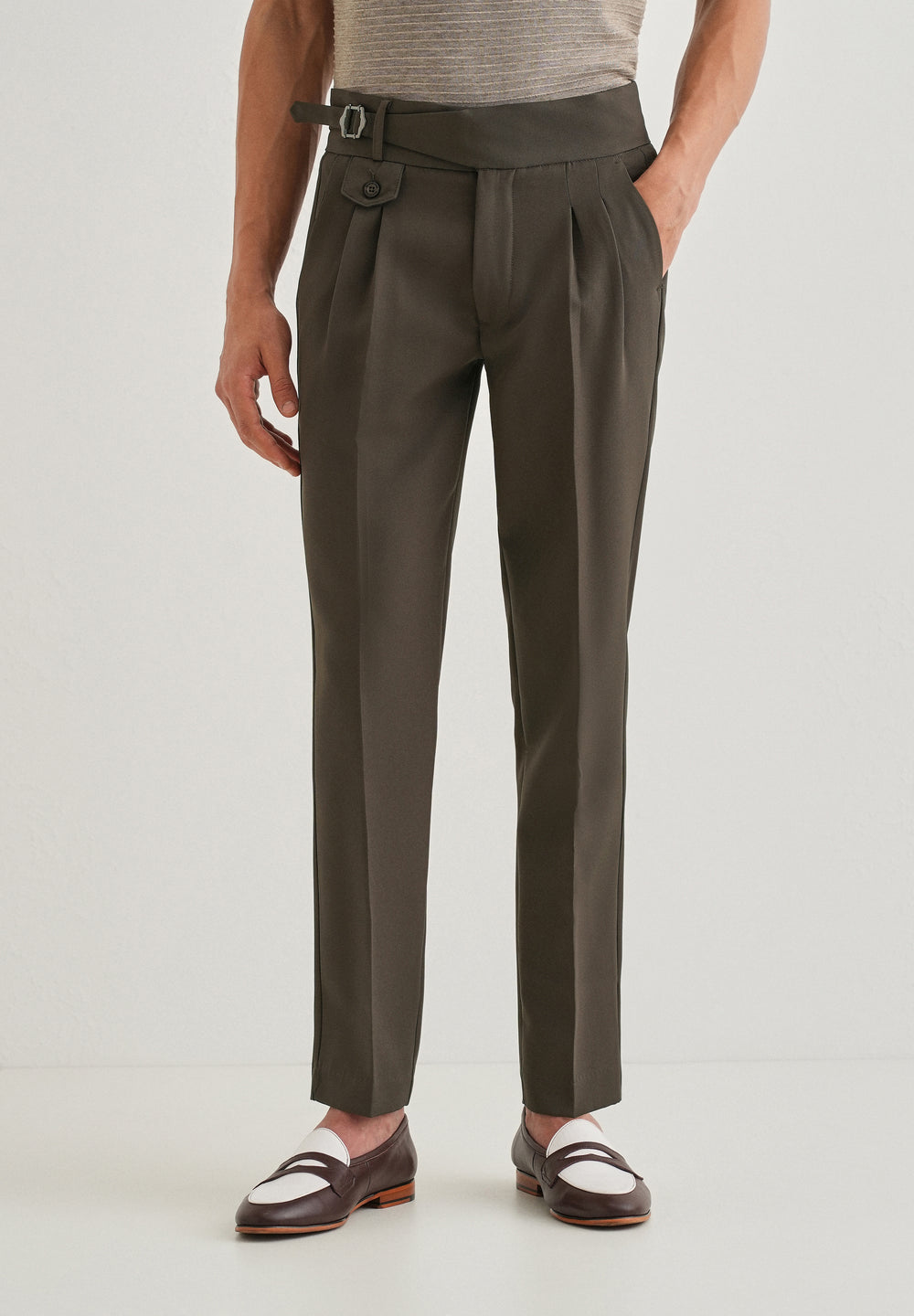 Cloudy Brown Gurkha Pant