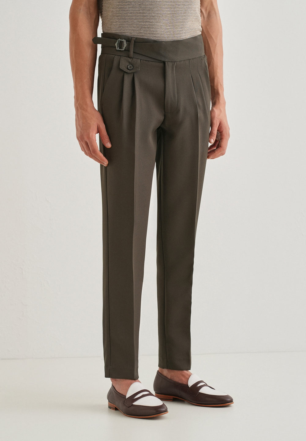 Cloudy Brown Gurkha Pant