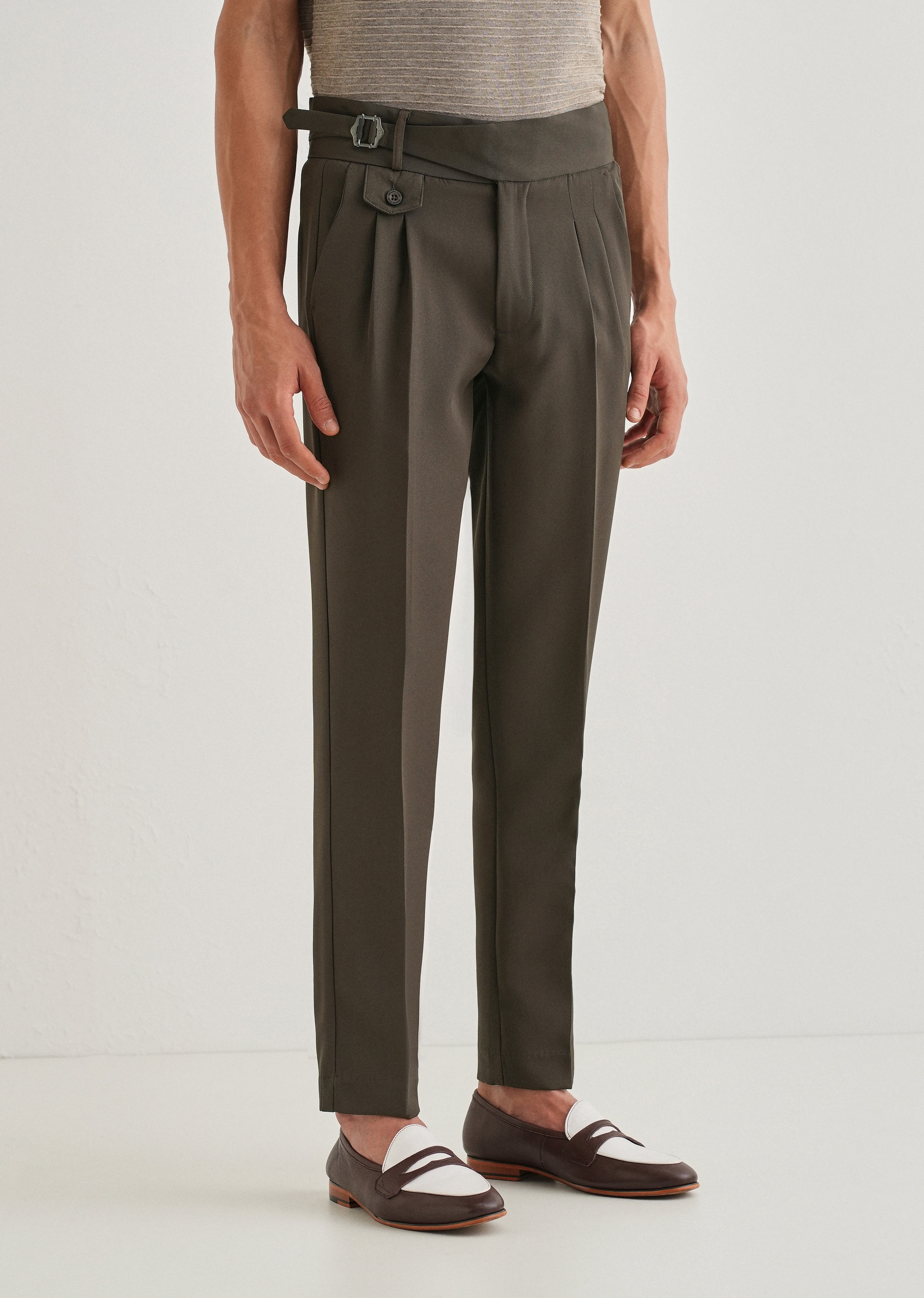 Cloudy Brown Gurkha Pant