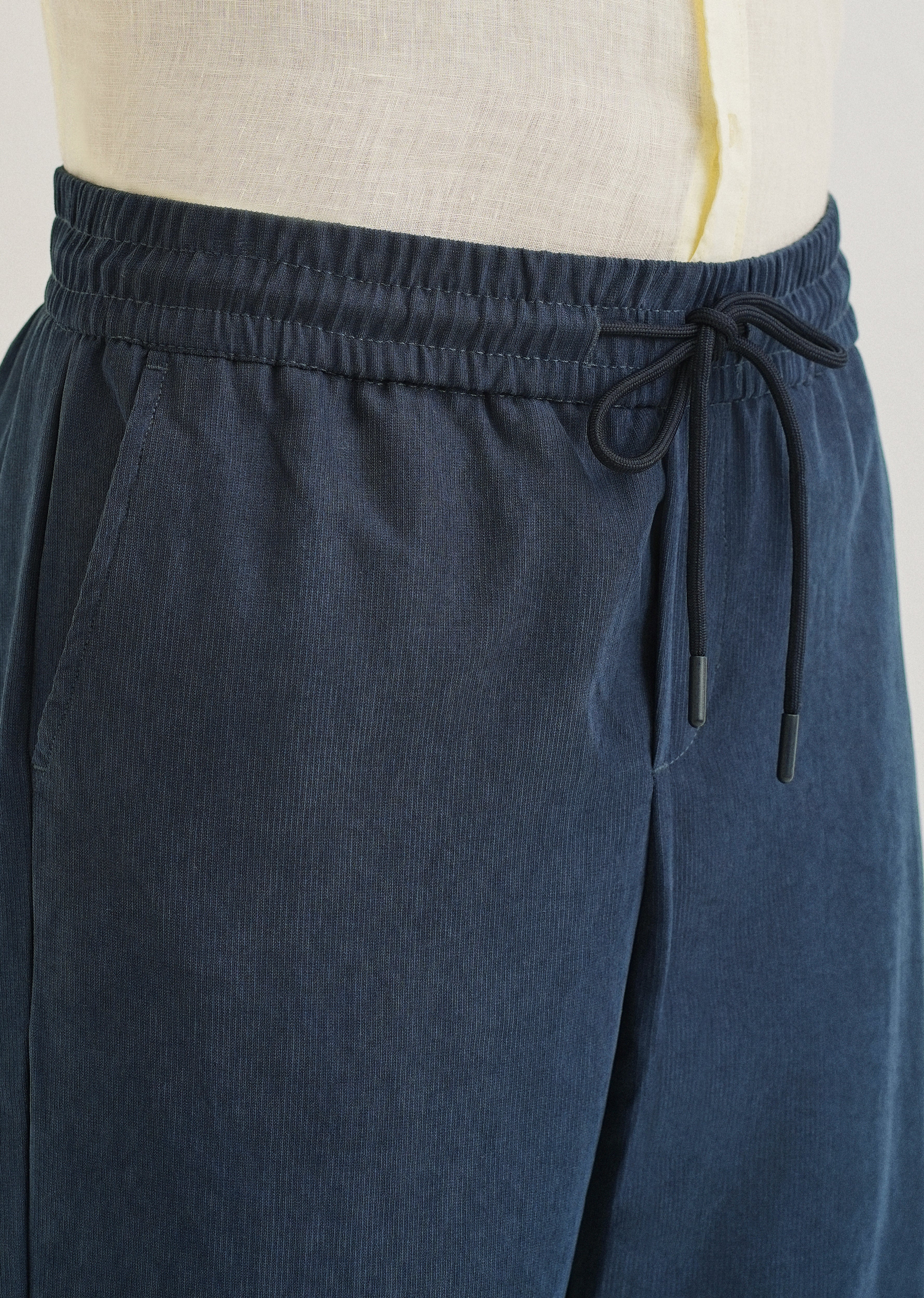 Cobalt Blue Pin Stripe Corduroy Pant