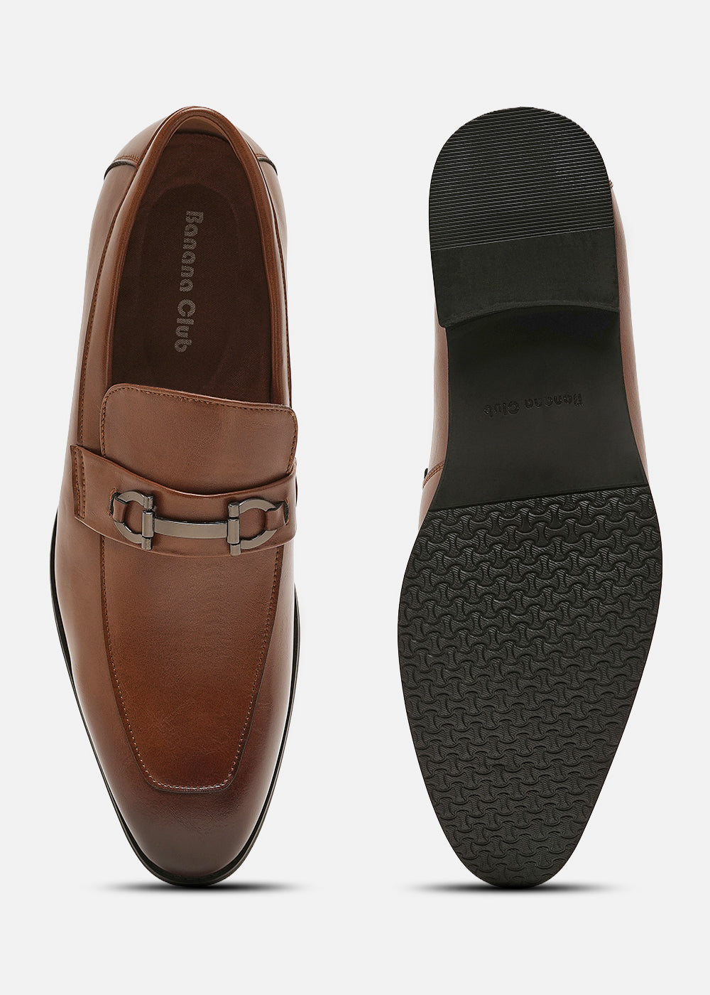 Coffee Brown Horsebit Loafers