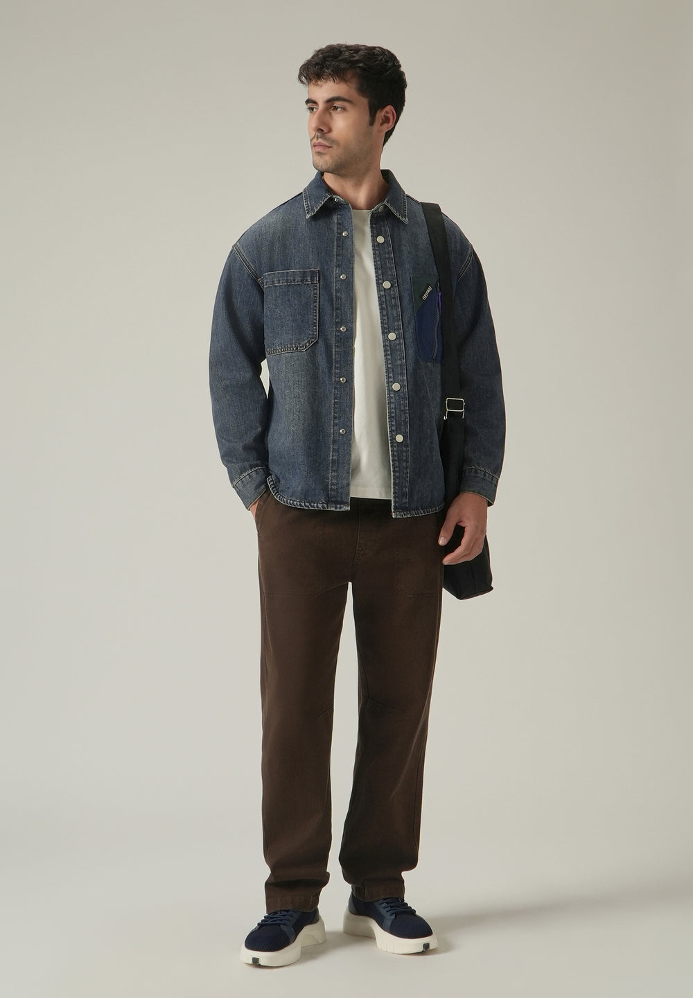 Contrast Pocket Denim Jacket
