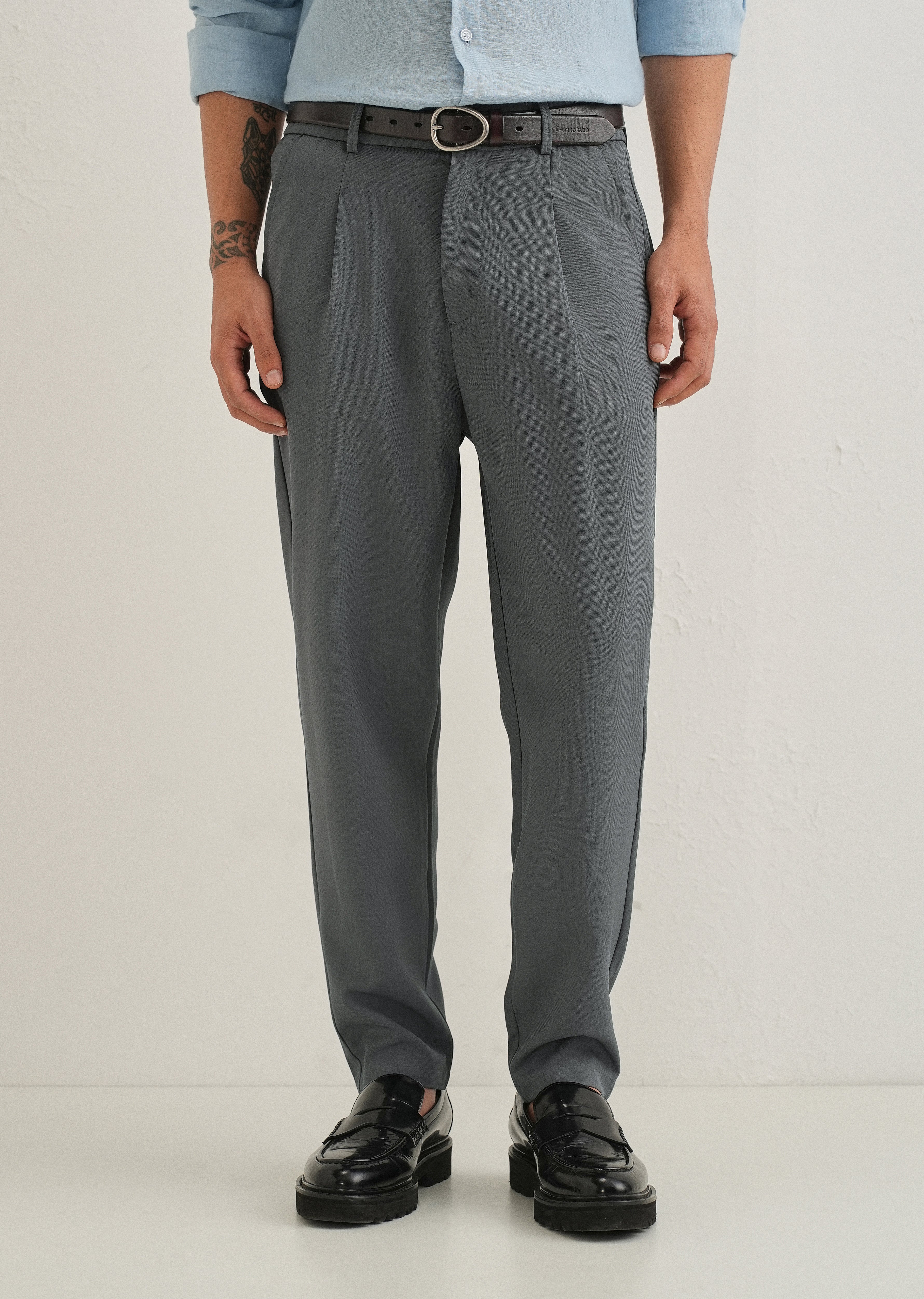Cool Grey Korean Pant