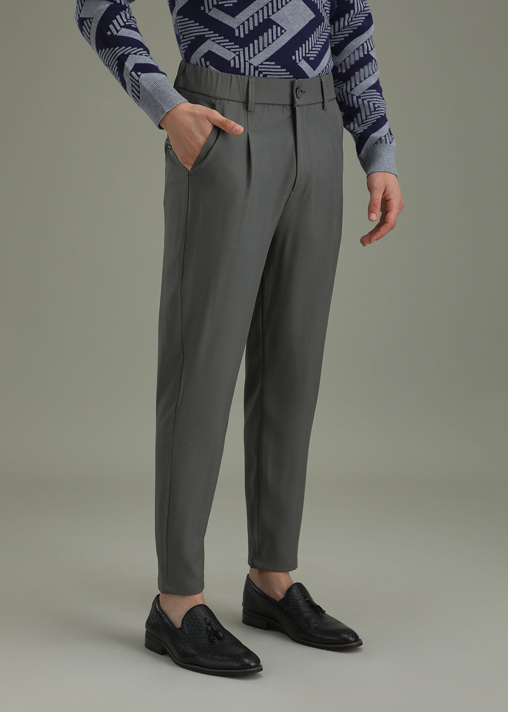 Cool Grey Korean Pant