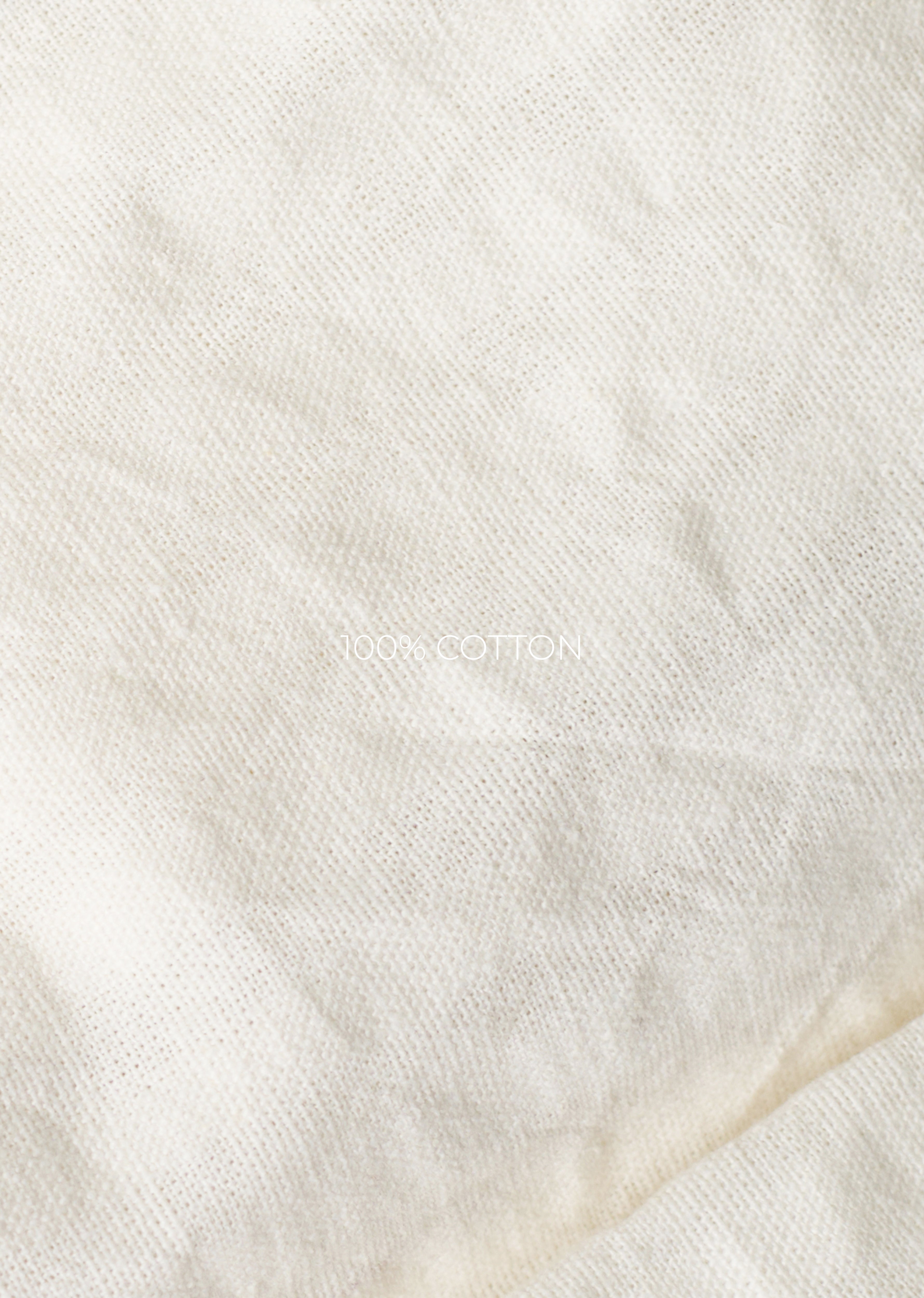 Cream Contrast Striped Cotton Shirt