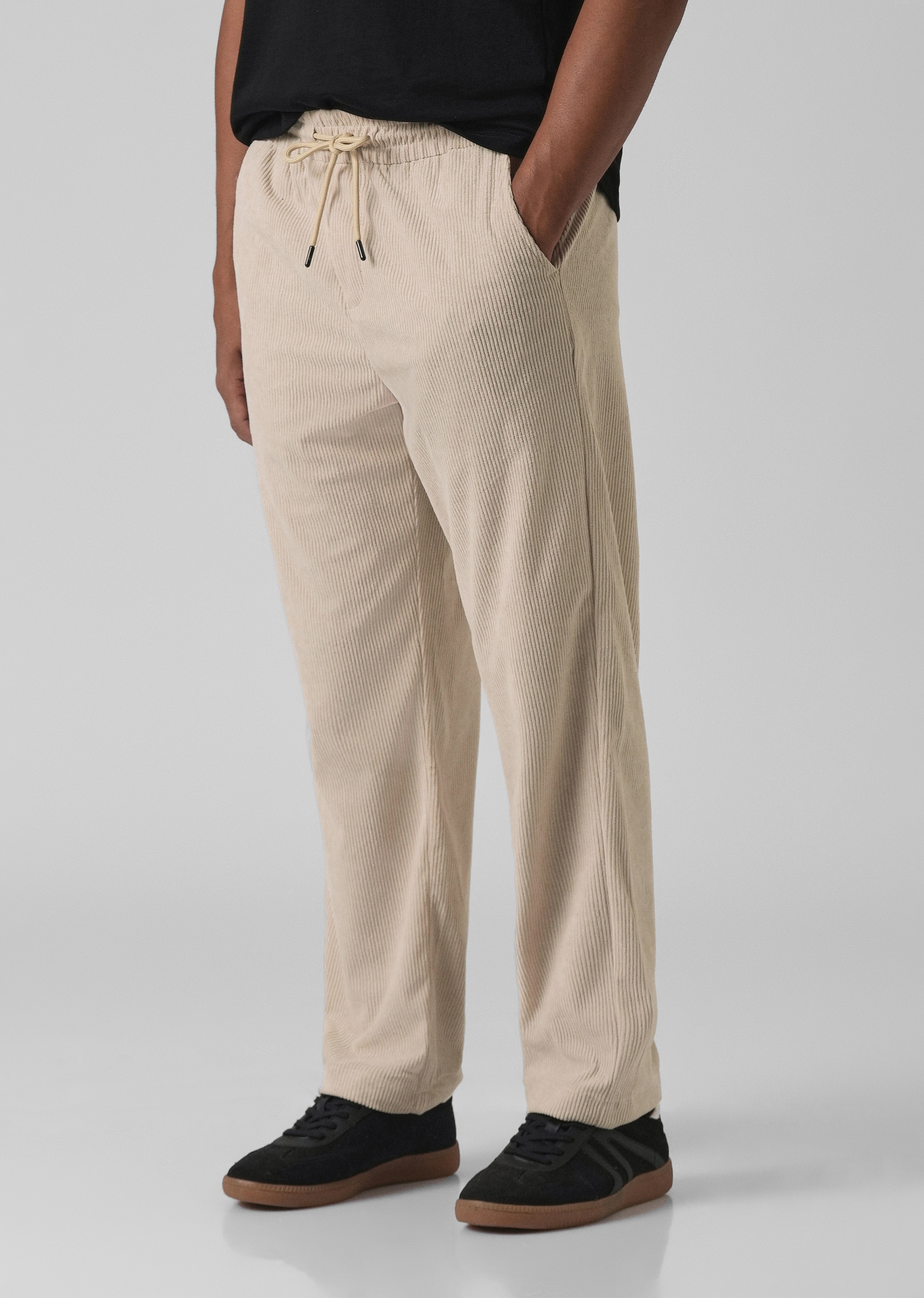 Cream Corduroy Pants