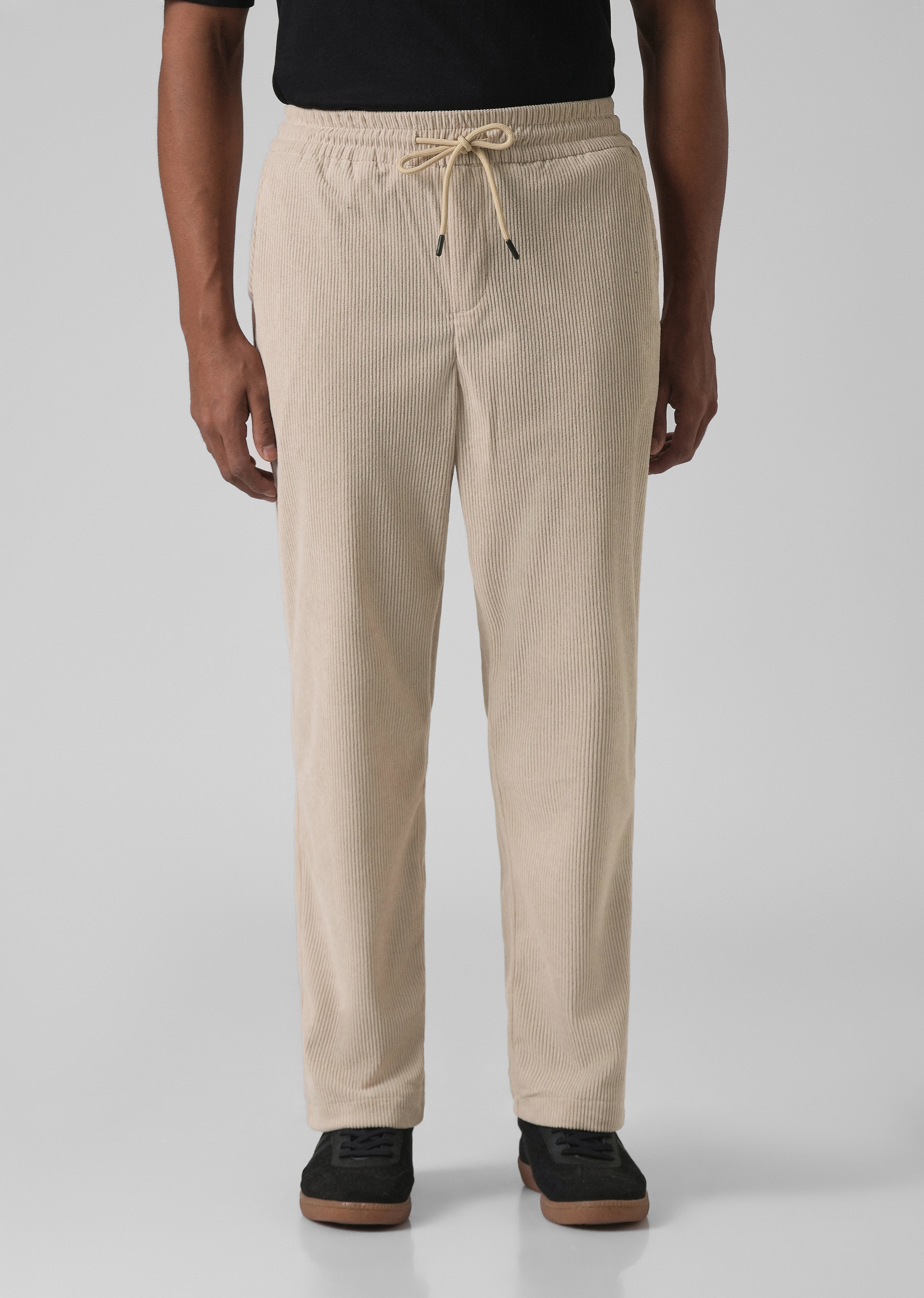 Cream Corduroy Pants
