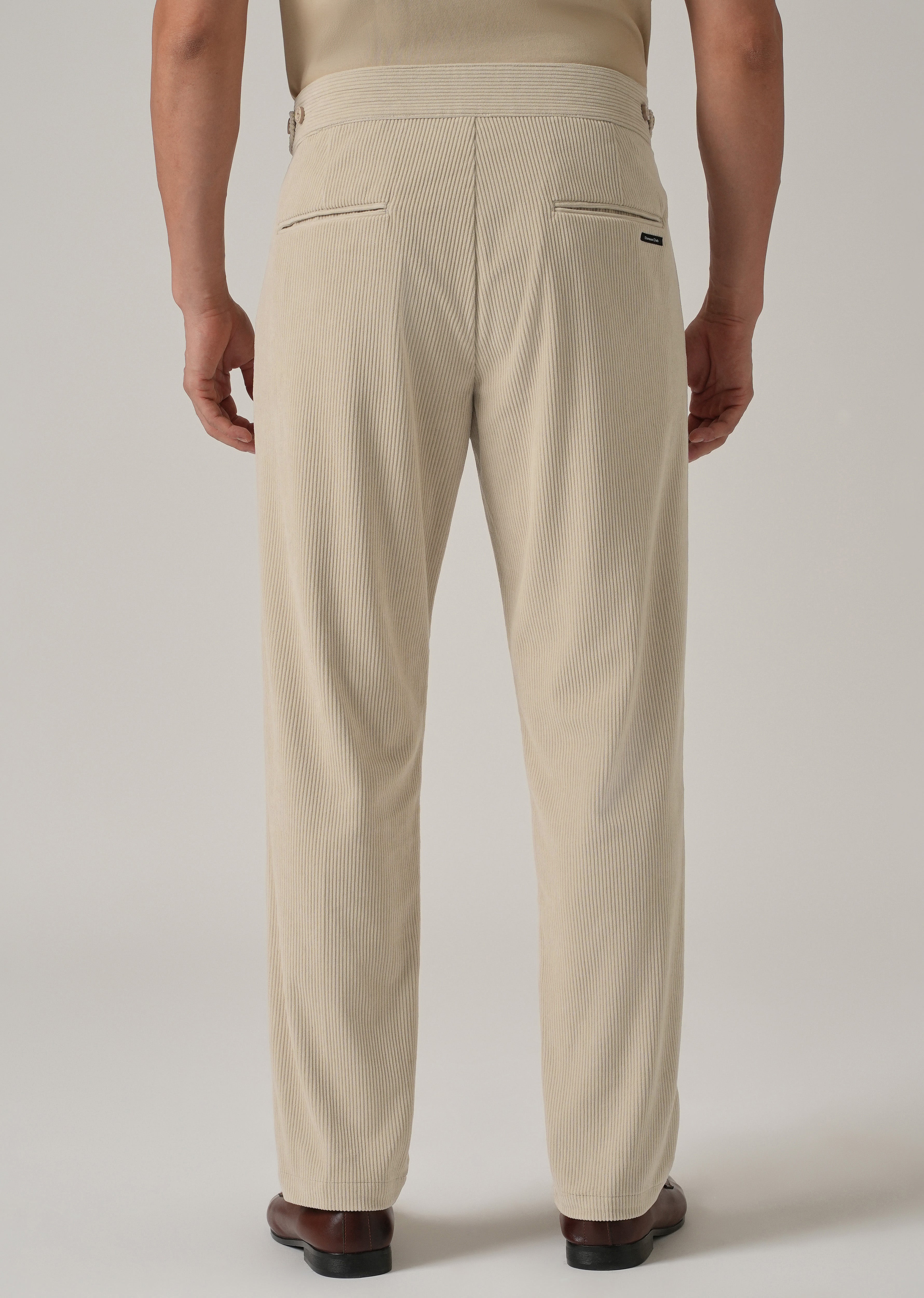 Classic Cream Corduroy Gurkha Pants