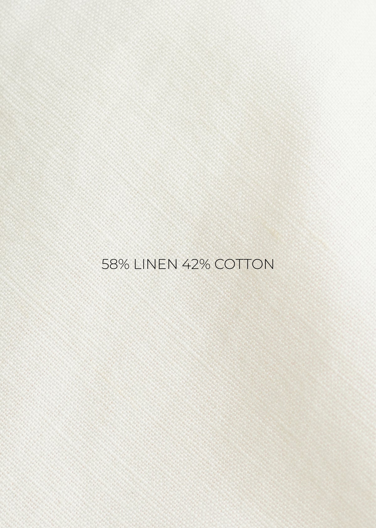 Cream Cotton Linen Gurkha Pant