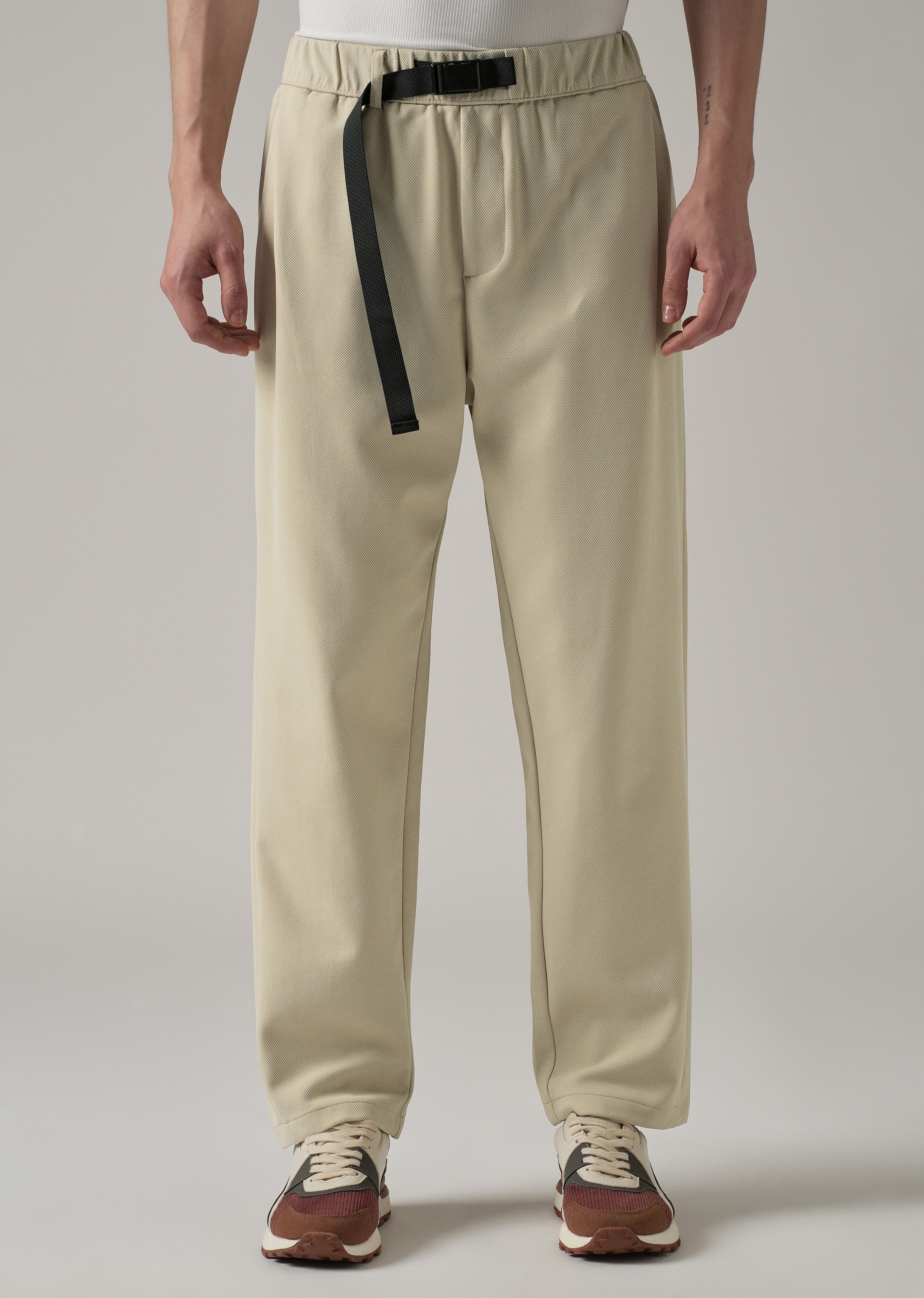 Cream Twill Pants