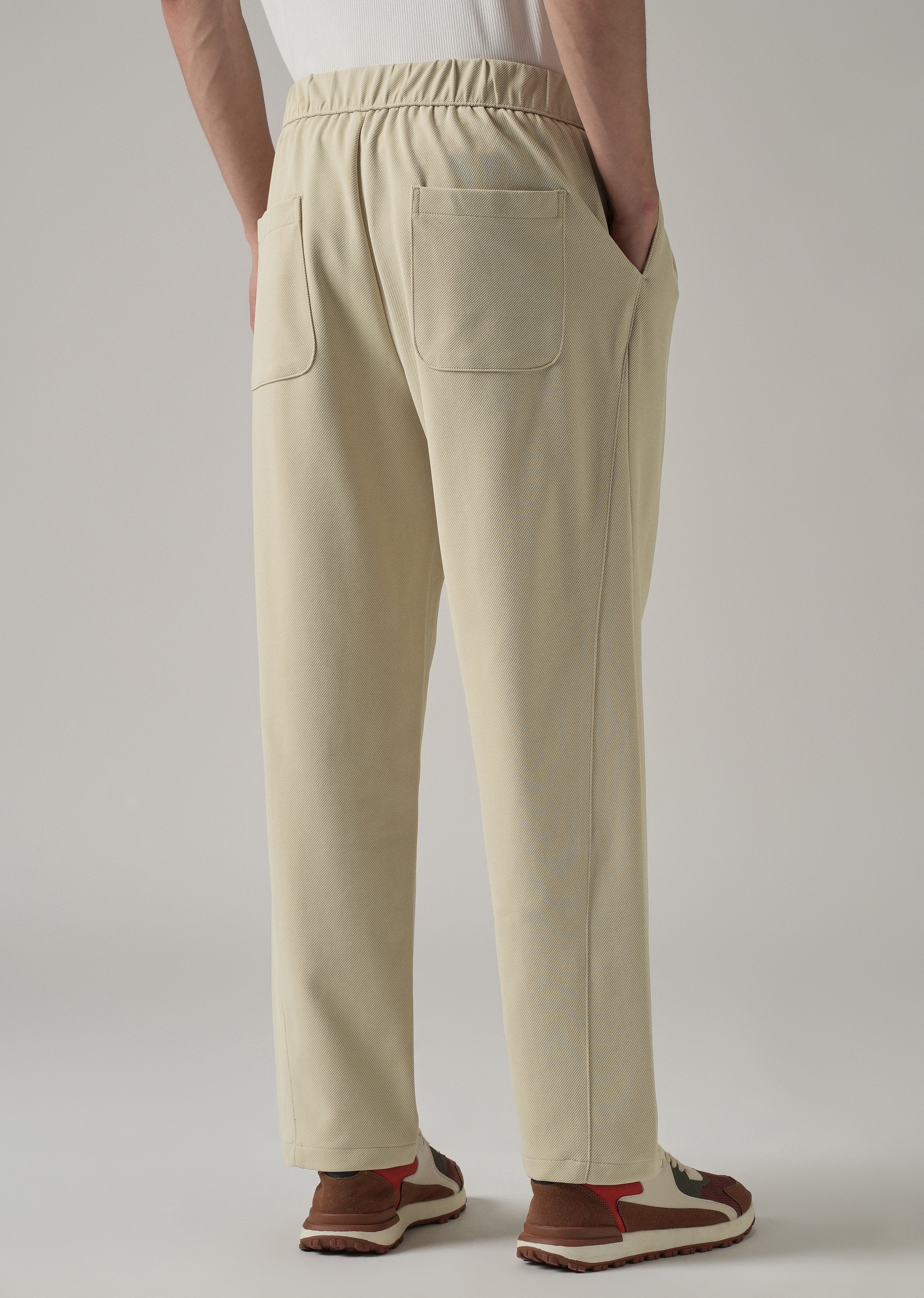 Cream Twill Pants