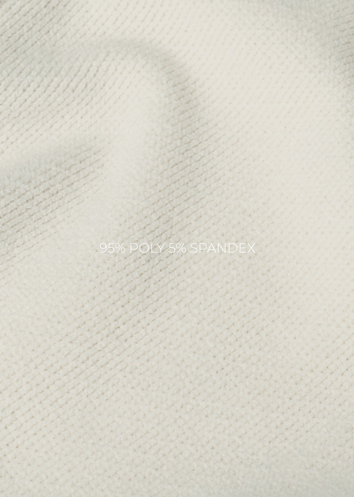Cream Ribbed Stretch Gurkha Pant