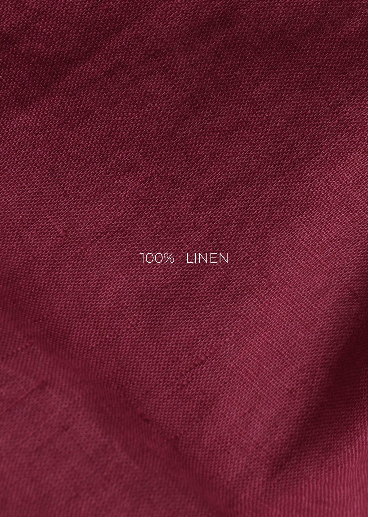 Crimson 100% Pure Linen Shirt