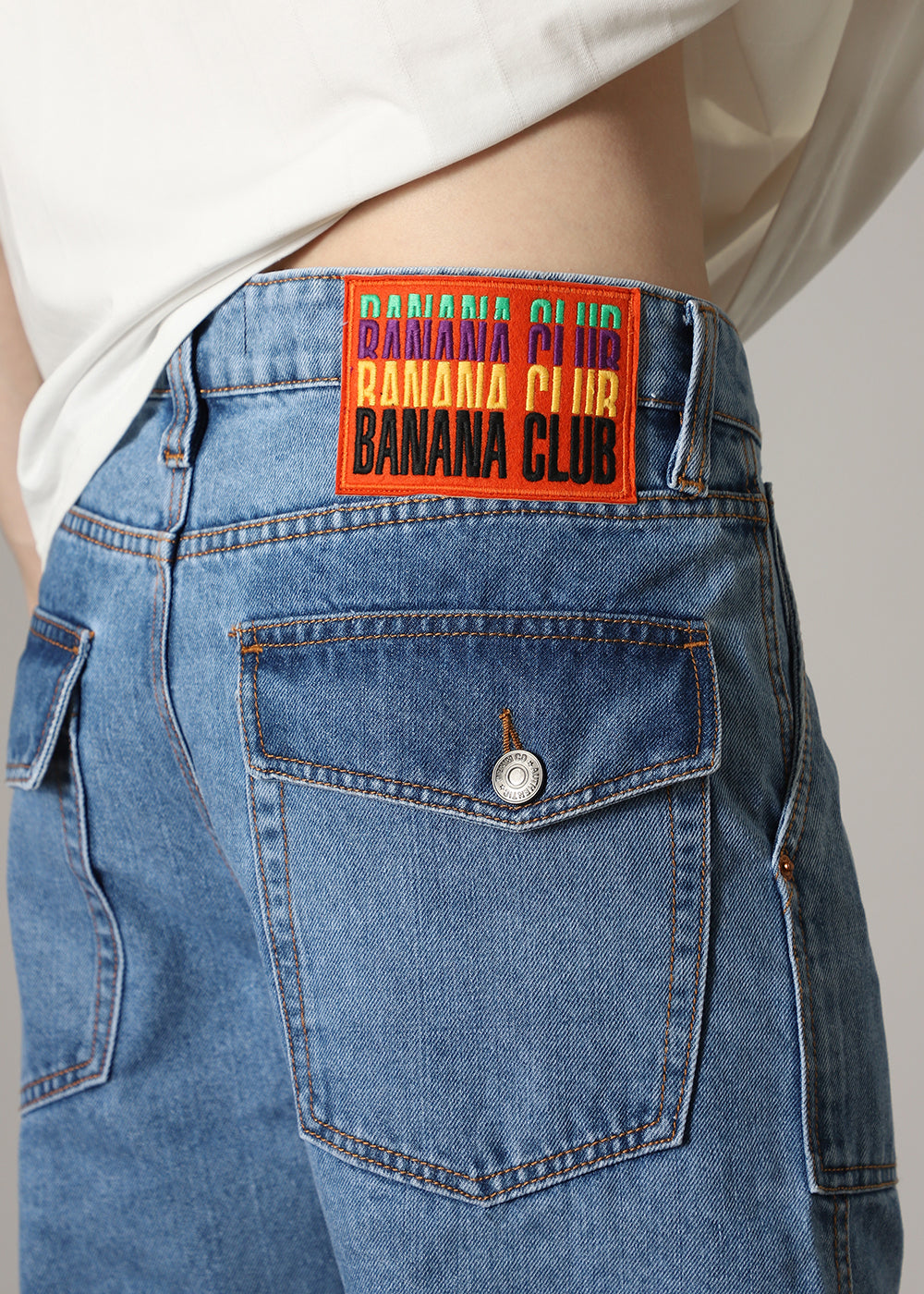 Dapper Celeste Blue Baggy fit Jeans