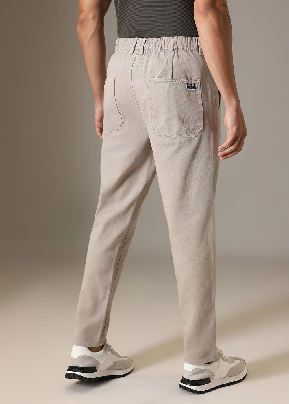 Dark Beige Drill Denim