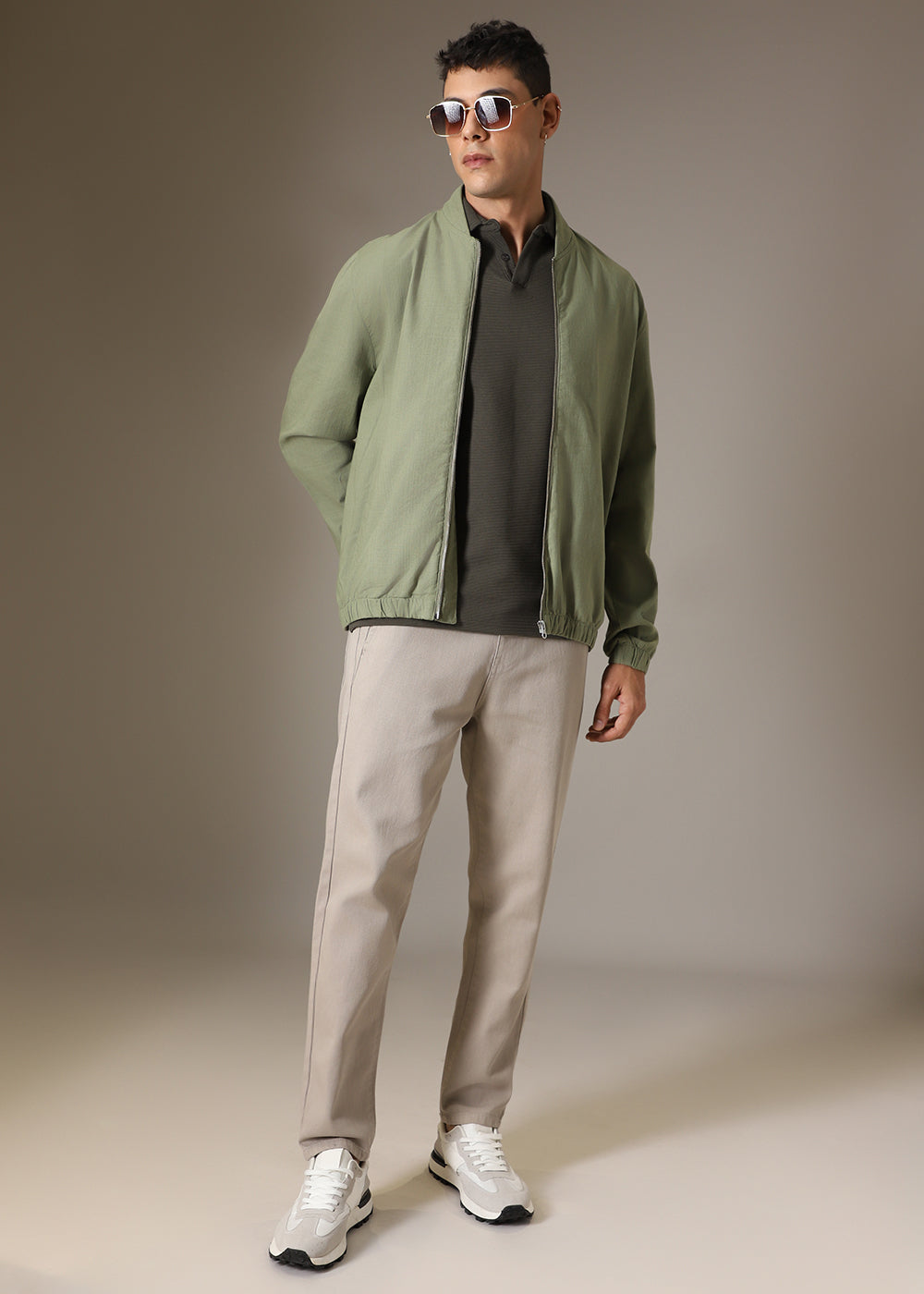 Dark Beige Drill Denim