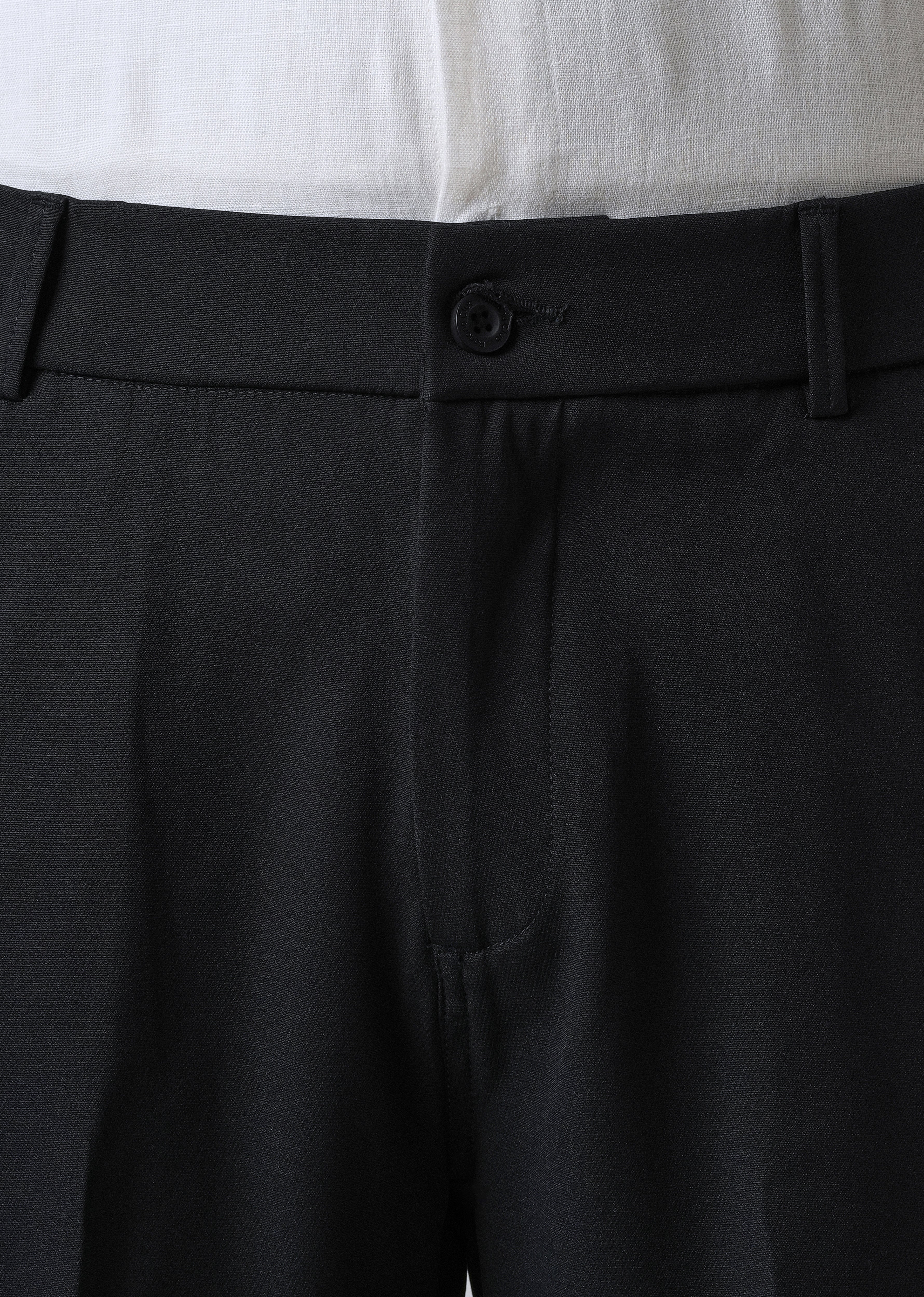 Dark Blue Relaxed Fit Trousers