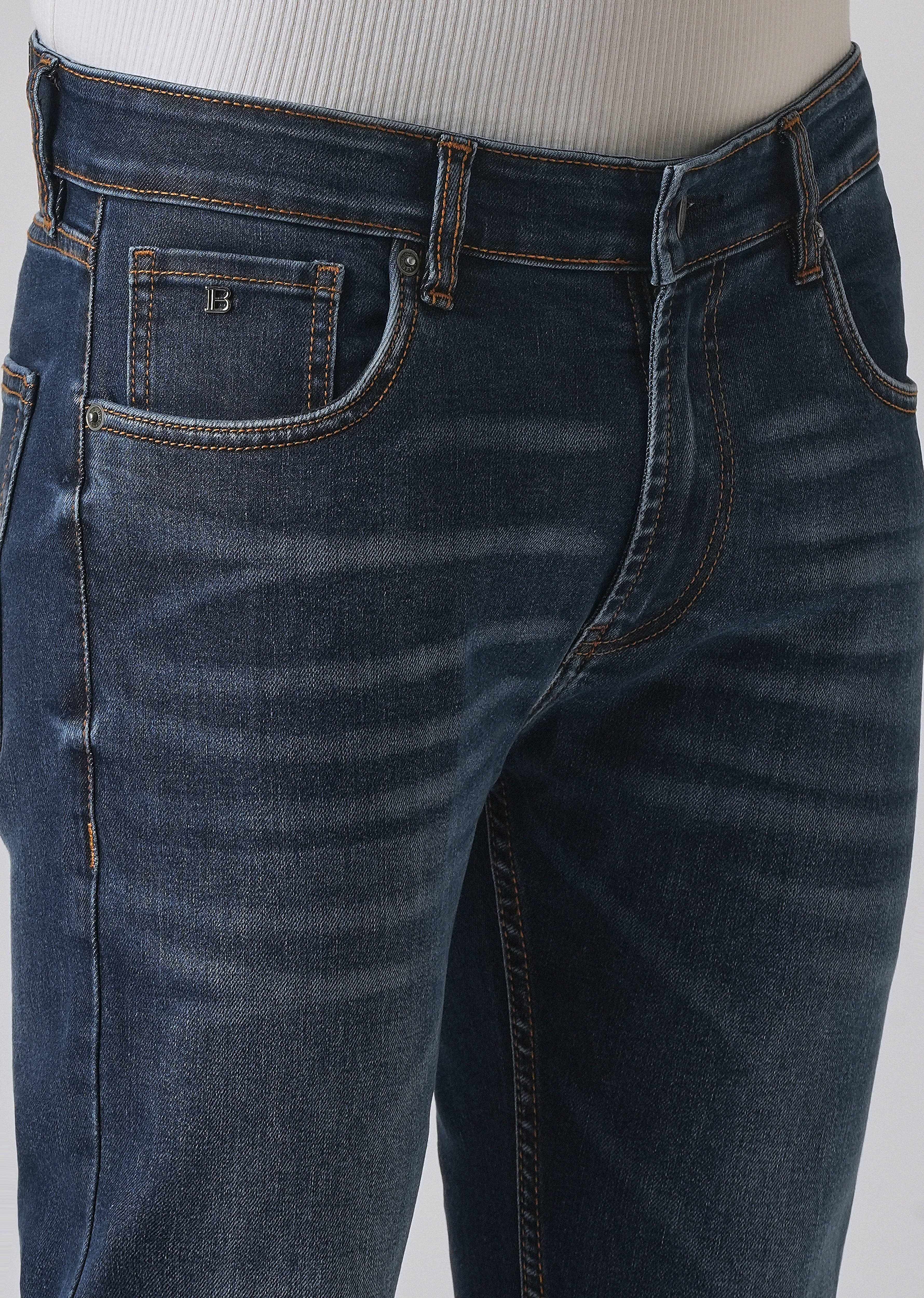 Dark Blue Slim fit Jeans