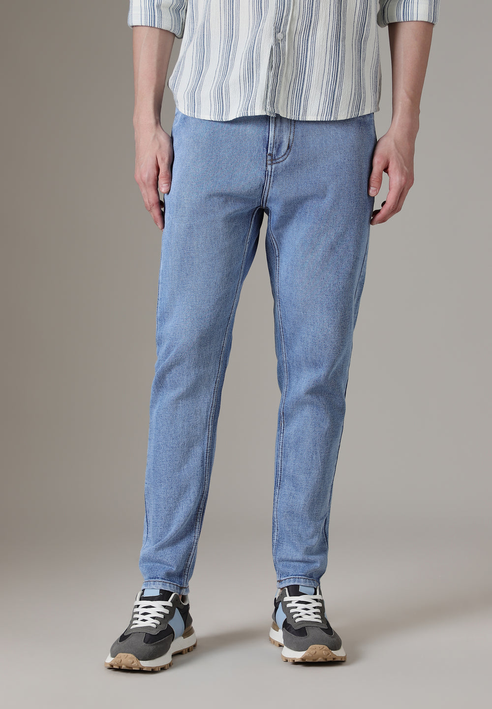 Dark Blue Straight Fit Denim