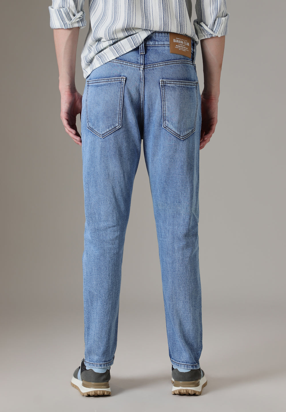 Dark Blue Straight Fit Denim