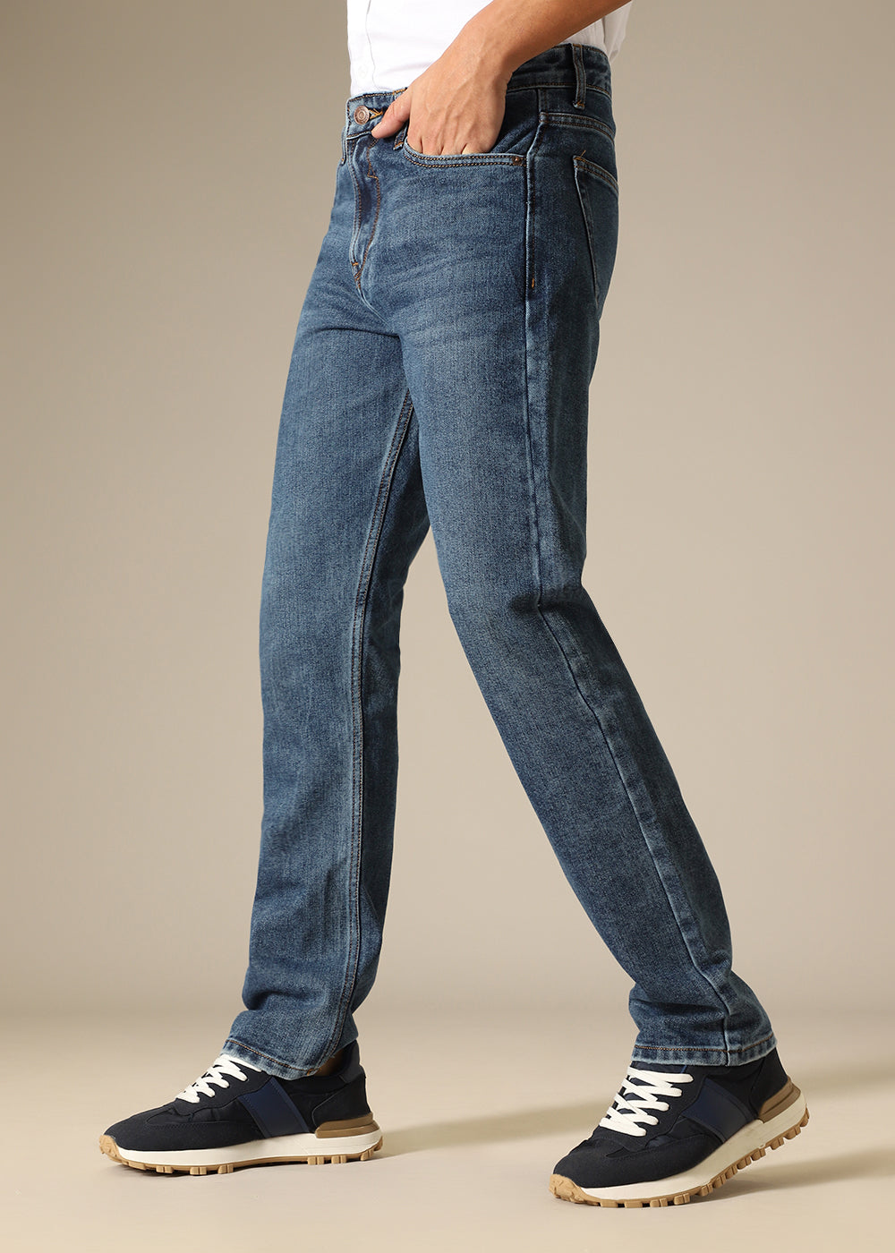 Dark Blue Wash Denim