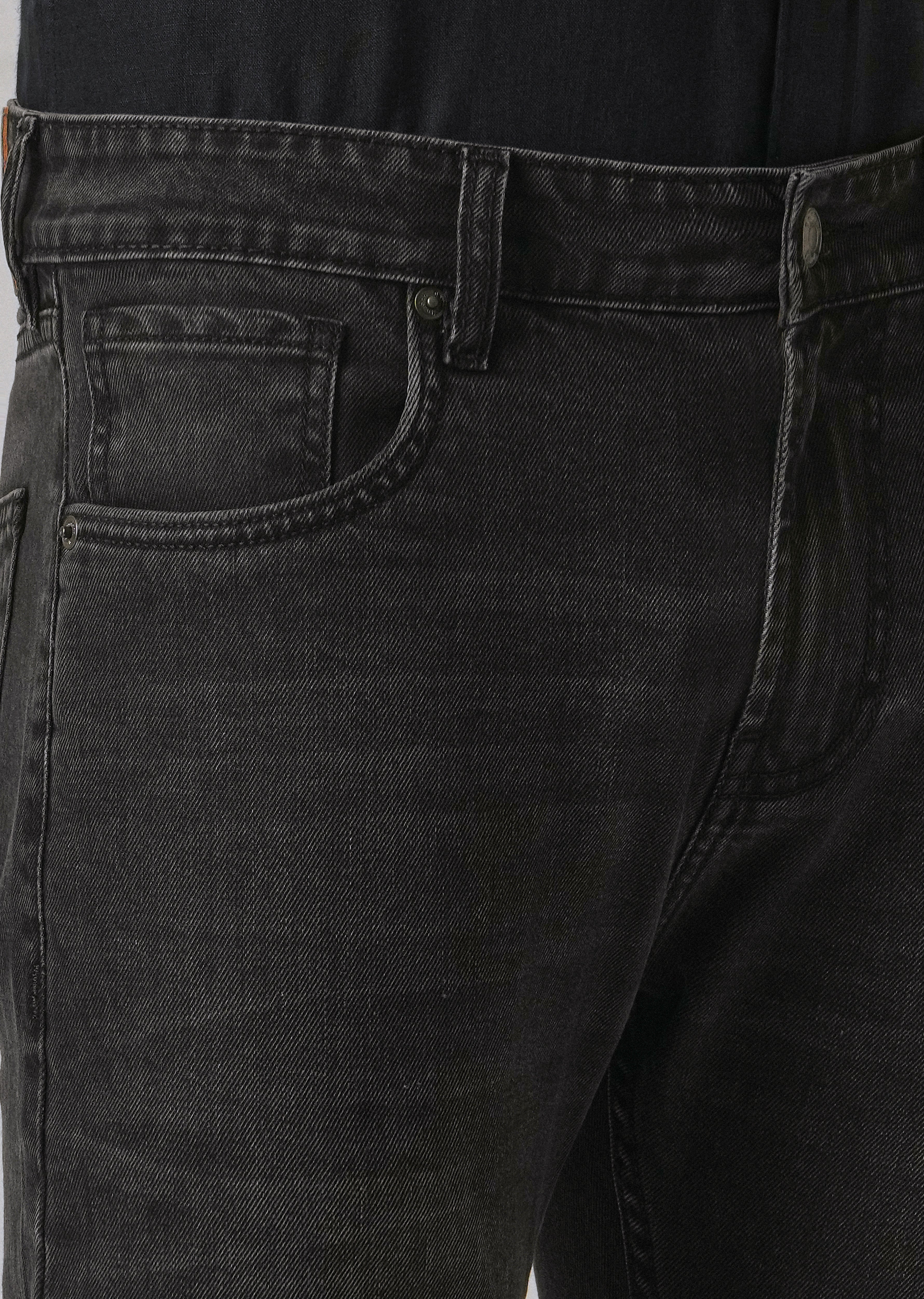 Dark Charcoal Grey Slim Fit Jeans