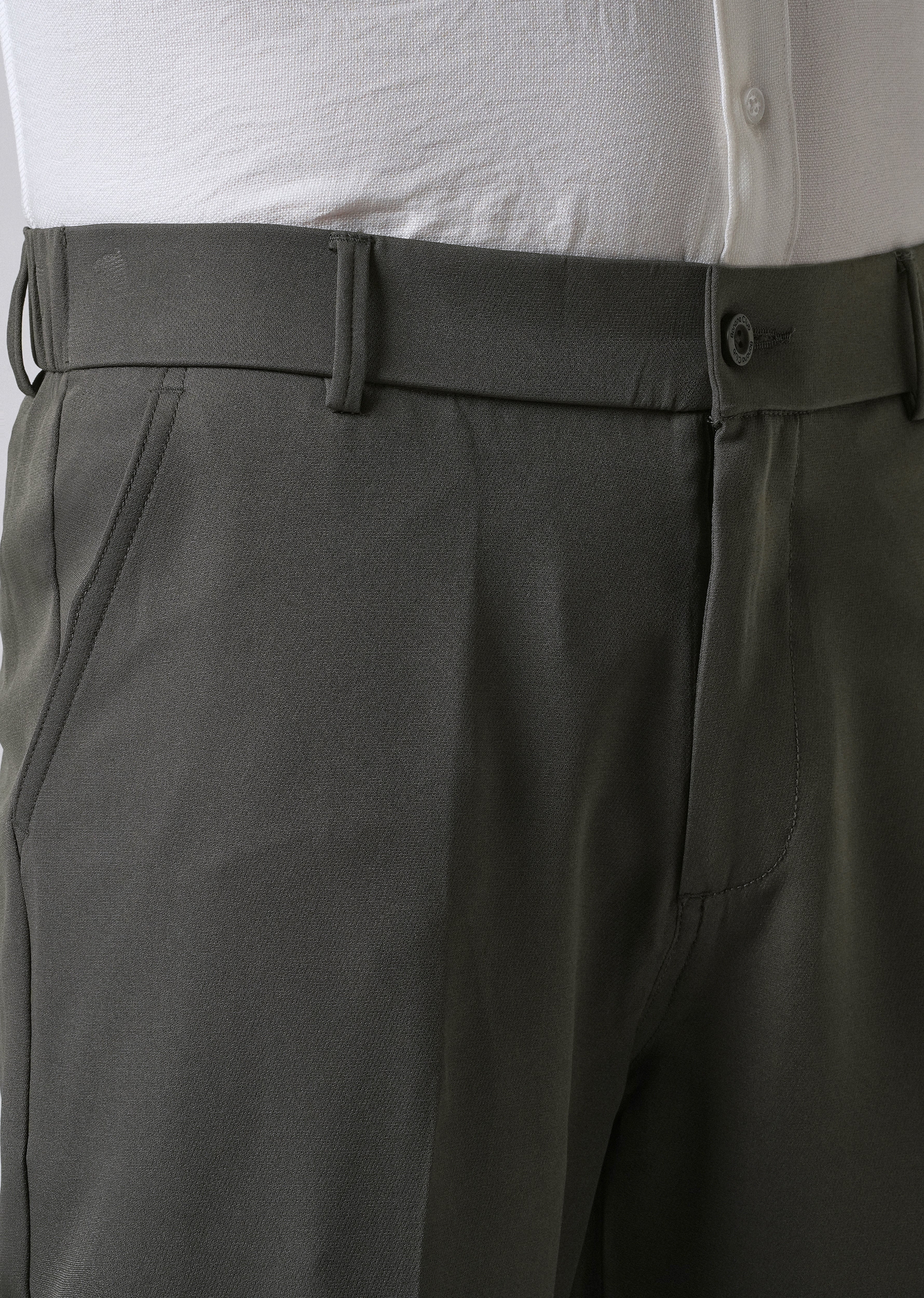 Dark Grey Relaxed Fit Trousers