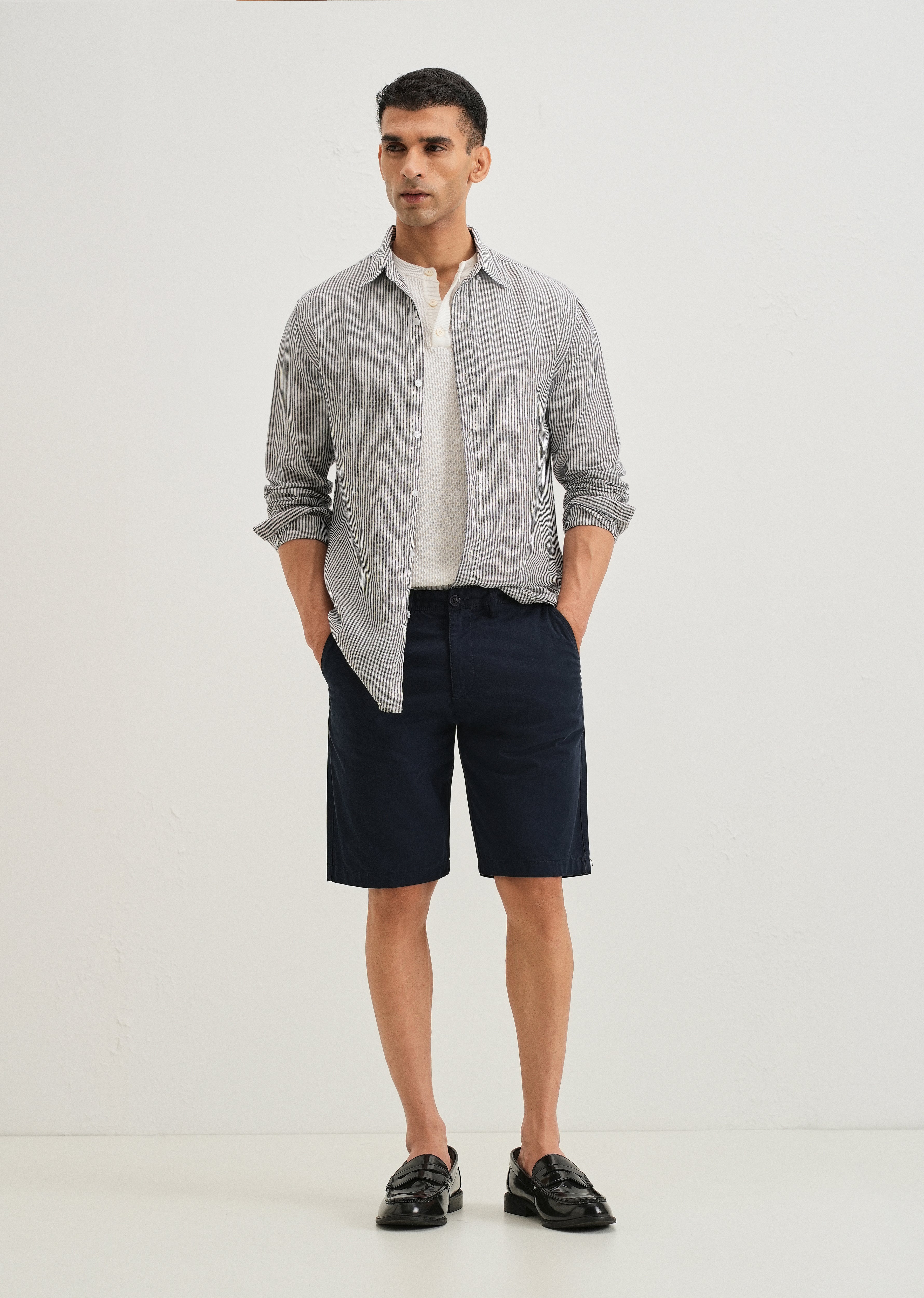 Dark Navy Blue Shorts