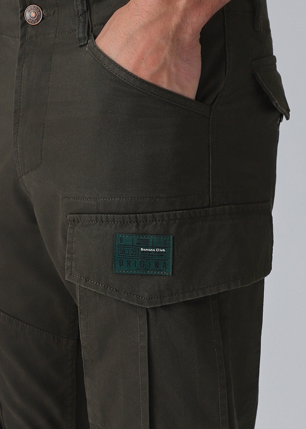 Dark Olive Cargo Pant