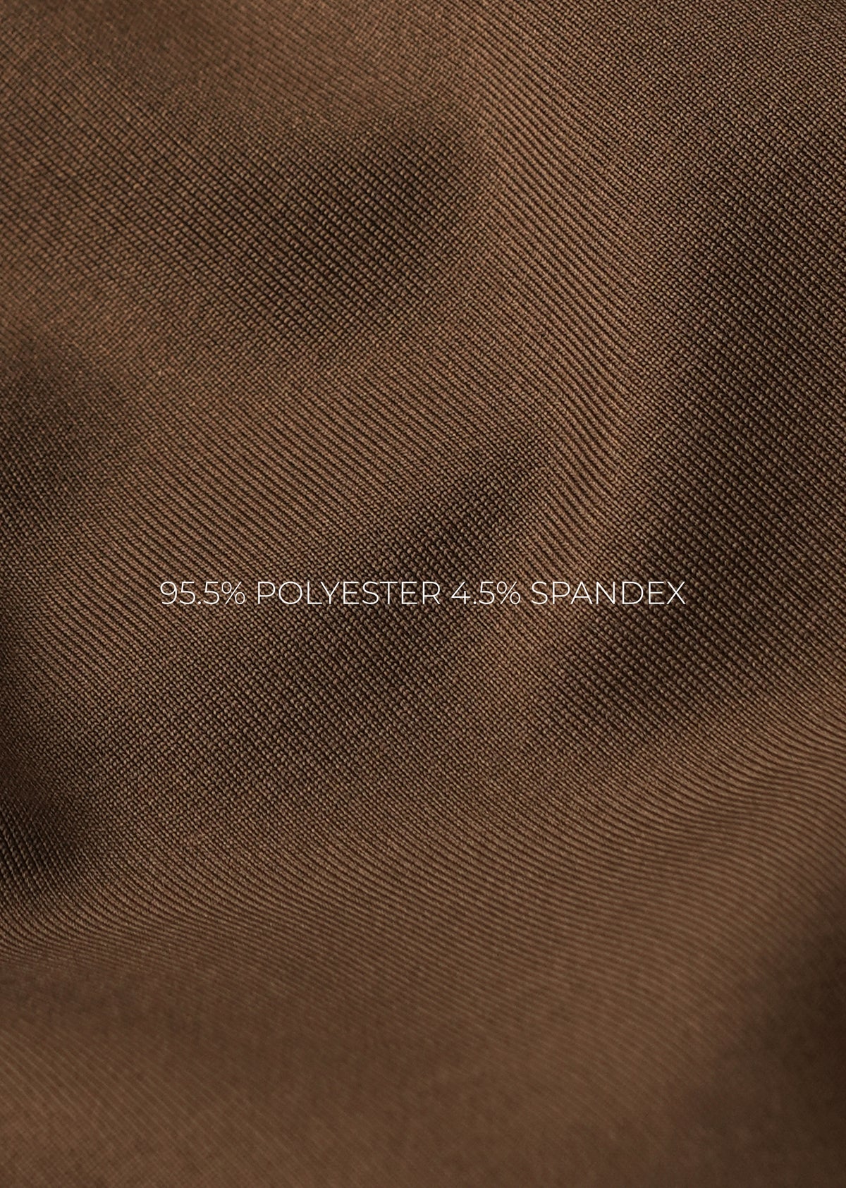 Dark Tan Elasticated Regular Fit Pant