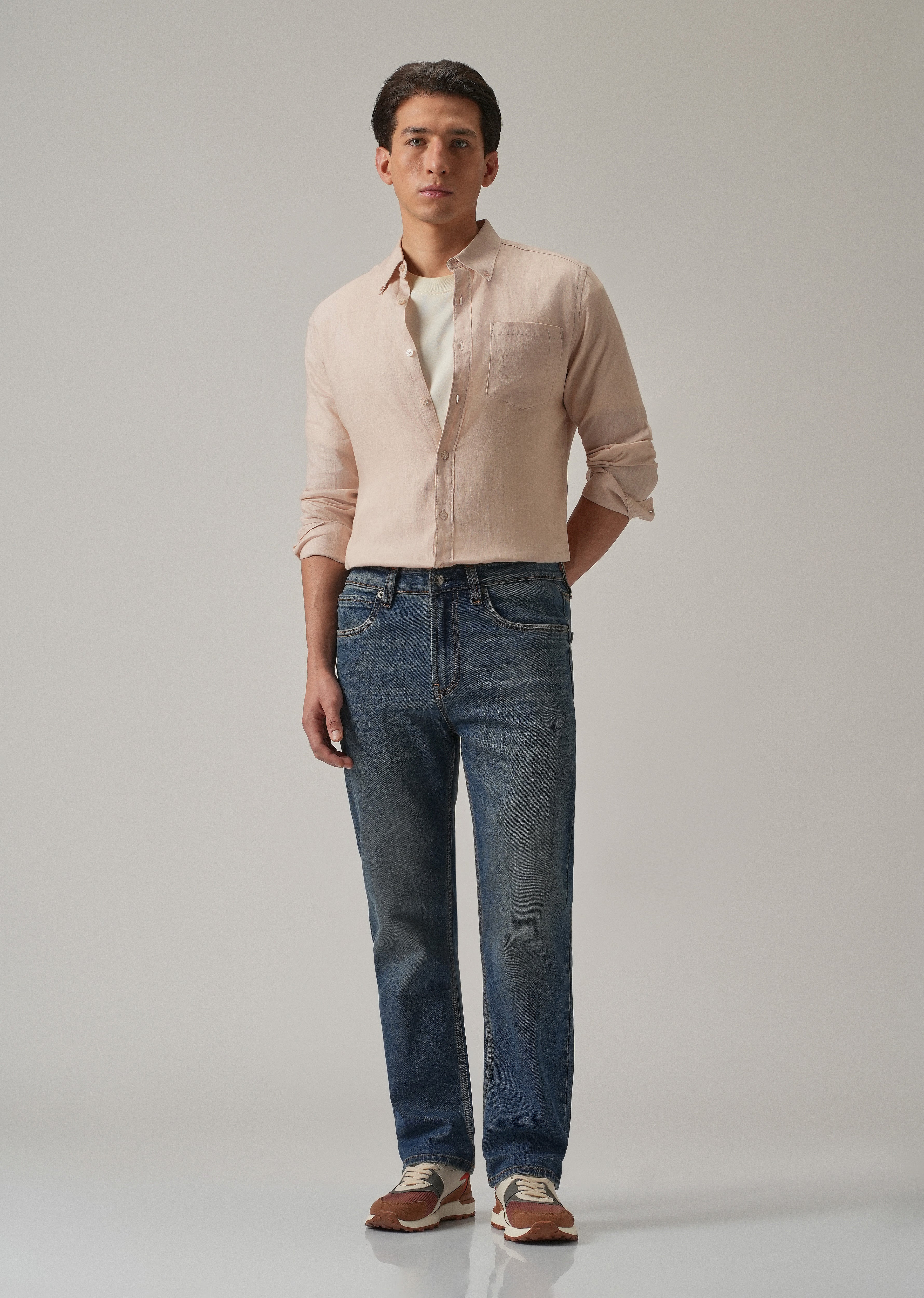 Dark Wash Relaxed Fit Jeans