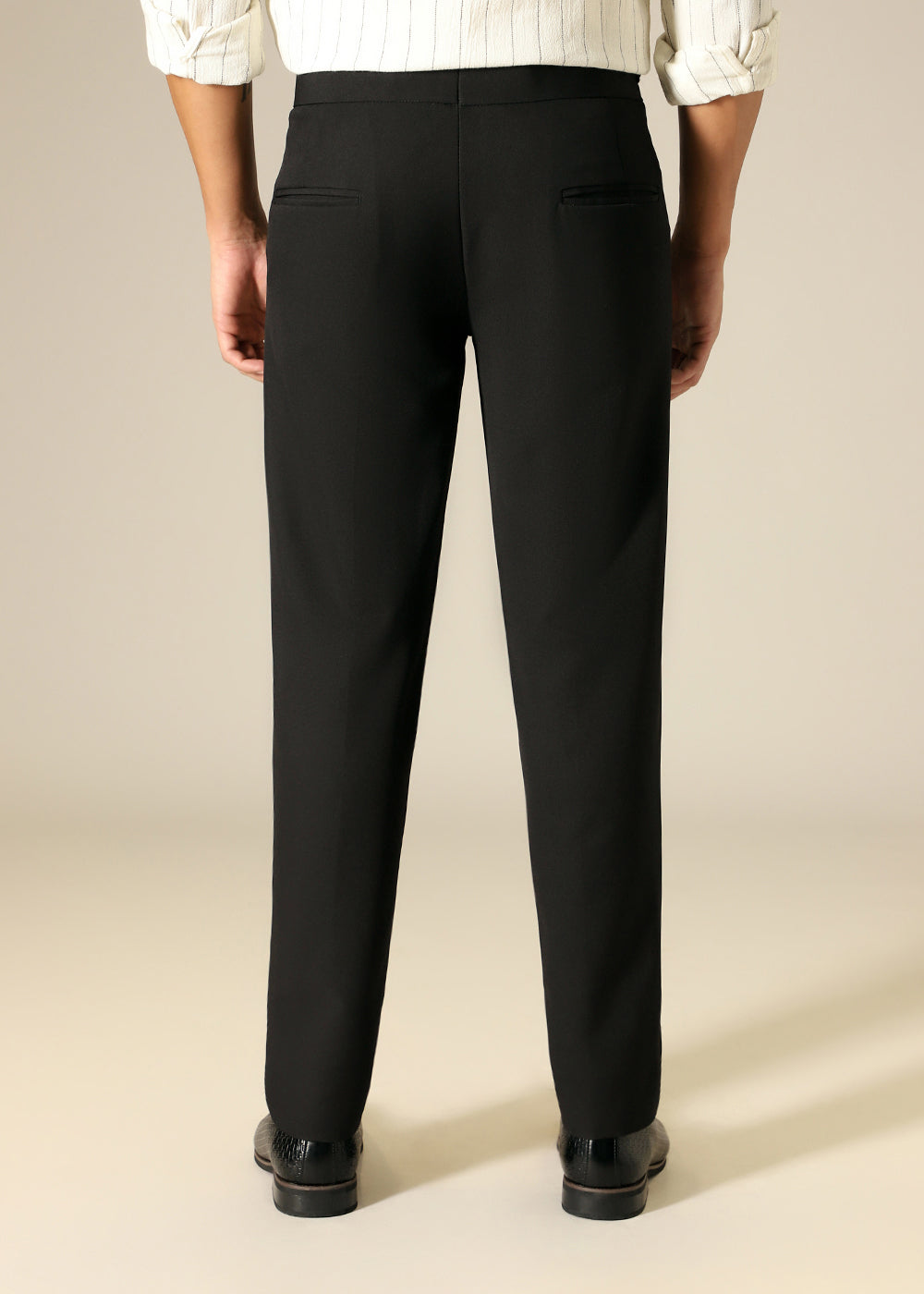 Deep Black Gurkha Pant