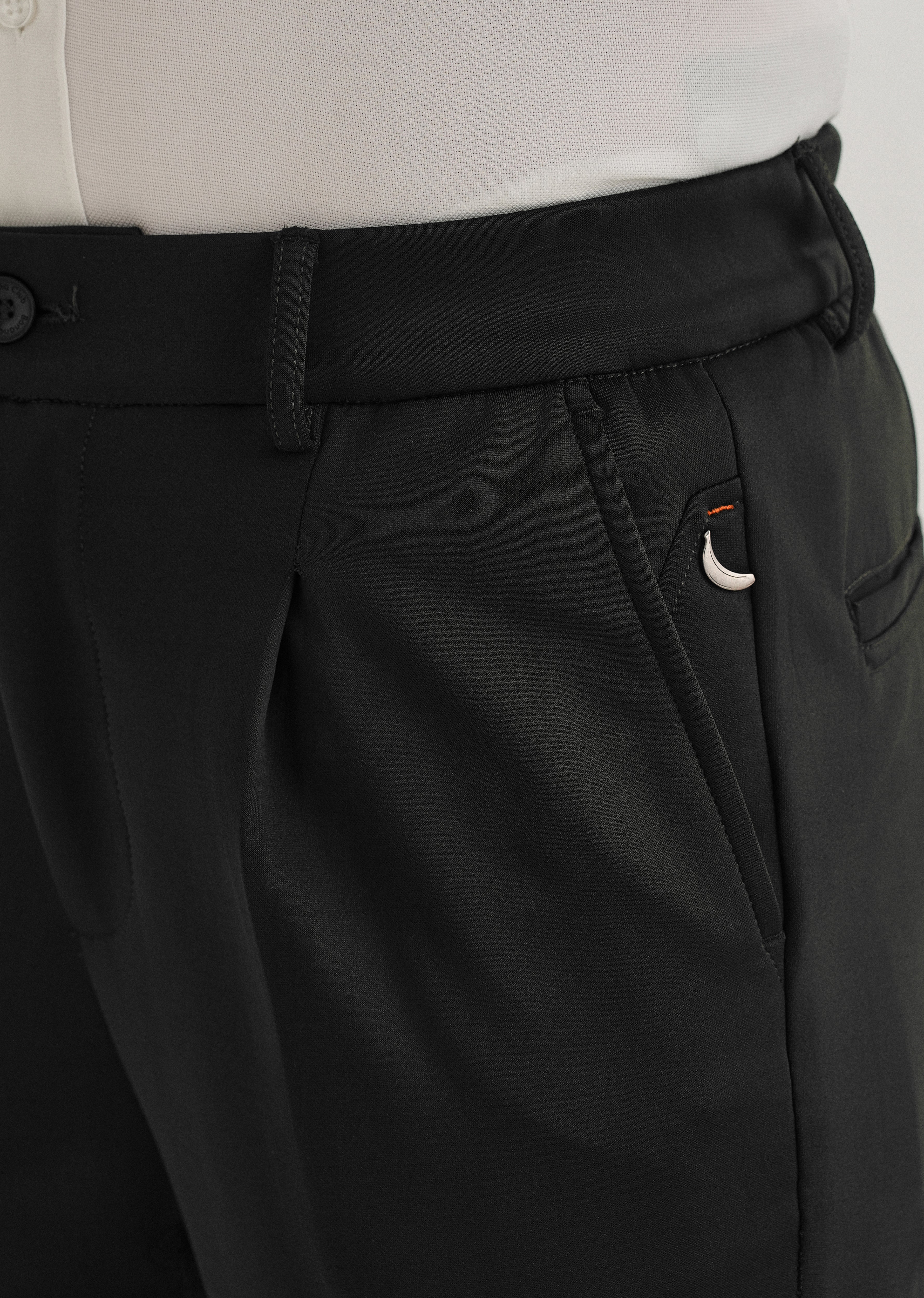 Deep Green Pleated Relaxed Fit Trousers